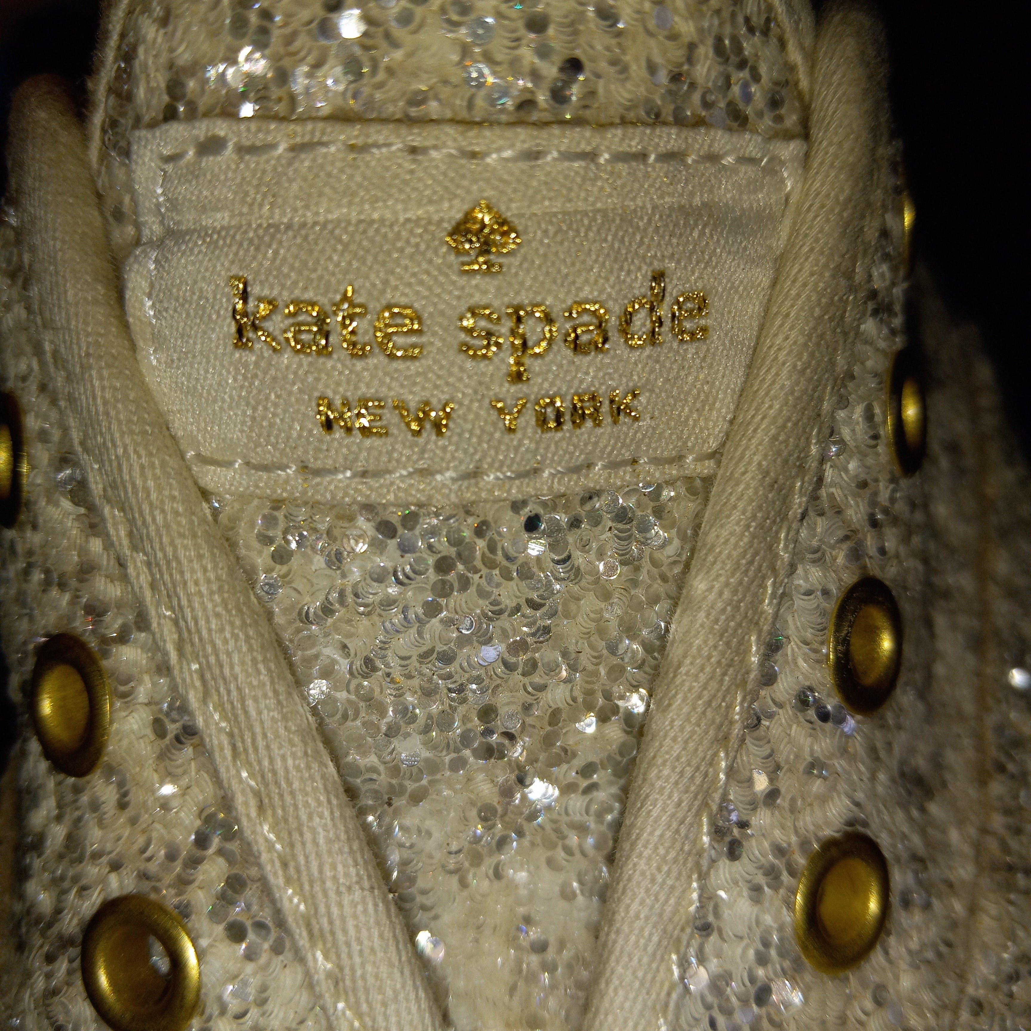 00’s Sparkly Glamor Designer Sneakers by Kate Spade Keds - Image 3