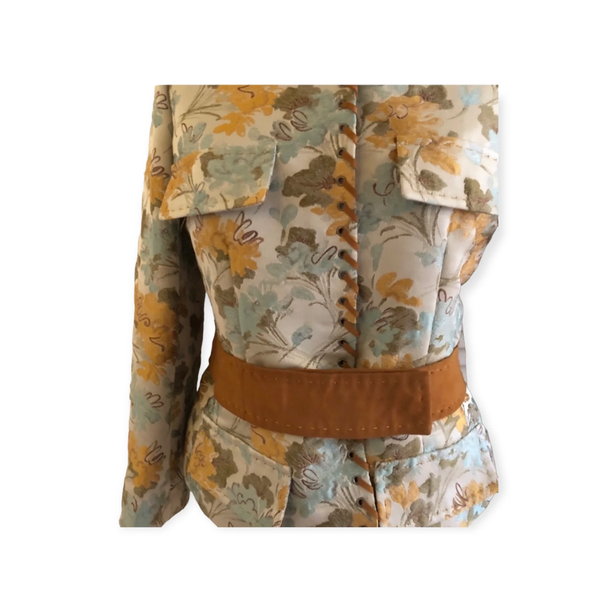 00s 00s Alberta Ferretti Runway Floral Blazer Size 6 By Alberta Ferretti - Image 4