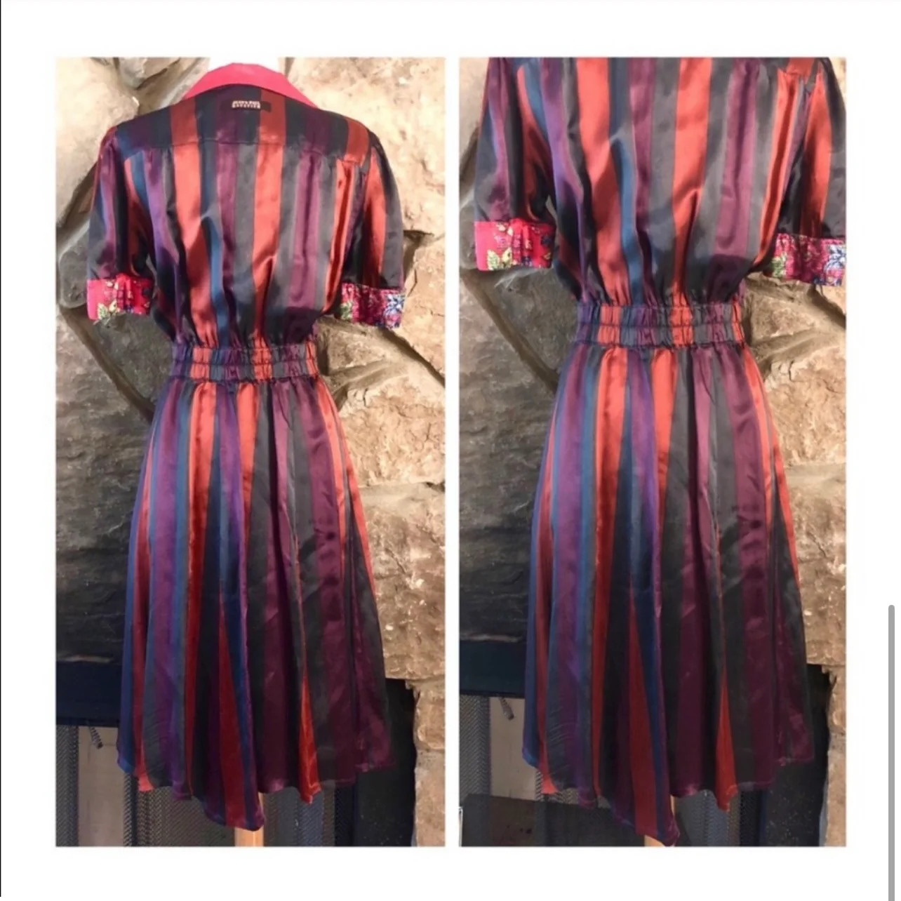 00s Striped Button Down Dress by Jean Paul Gaultier - Image 2