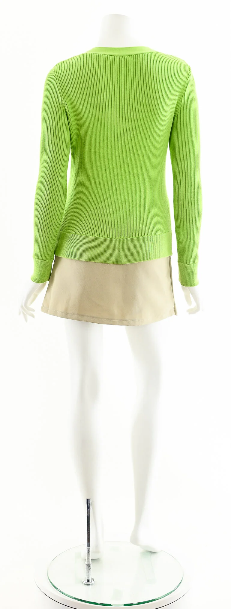 00s 00s Lime Green Pouch Sweater - Image 7