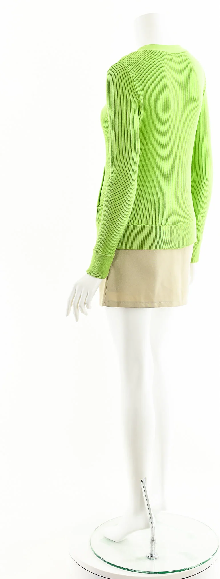 00s 00s Lime Green Pouch Sweater - Image 8