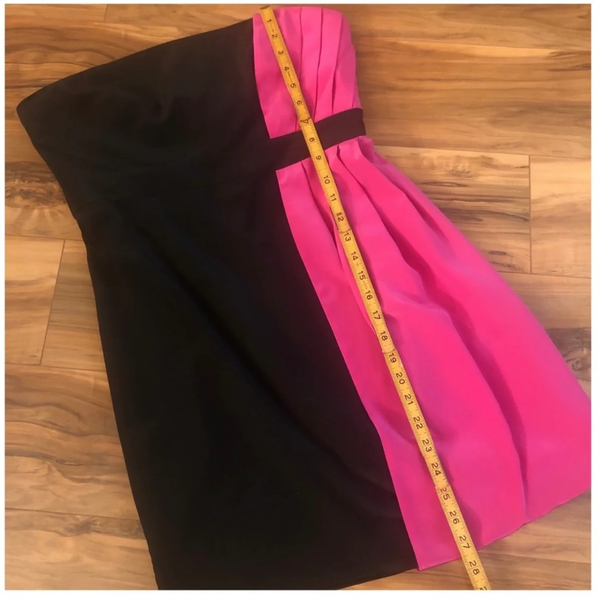 00s New York Colorblock Strapless Dress Sz 8 by Tibi - Image 8