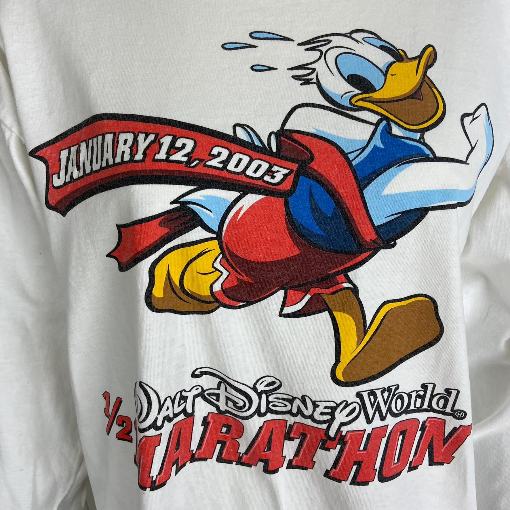 00s 2003 Walt Disney World 1/2 Marathon Donald Duck - Image 4