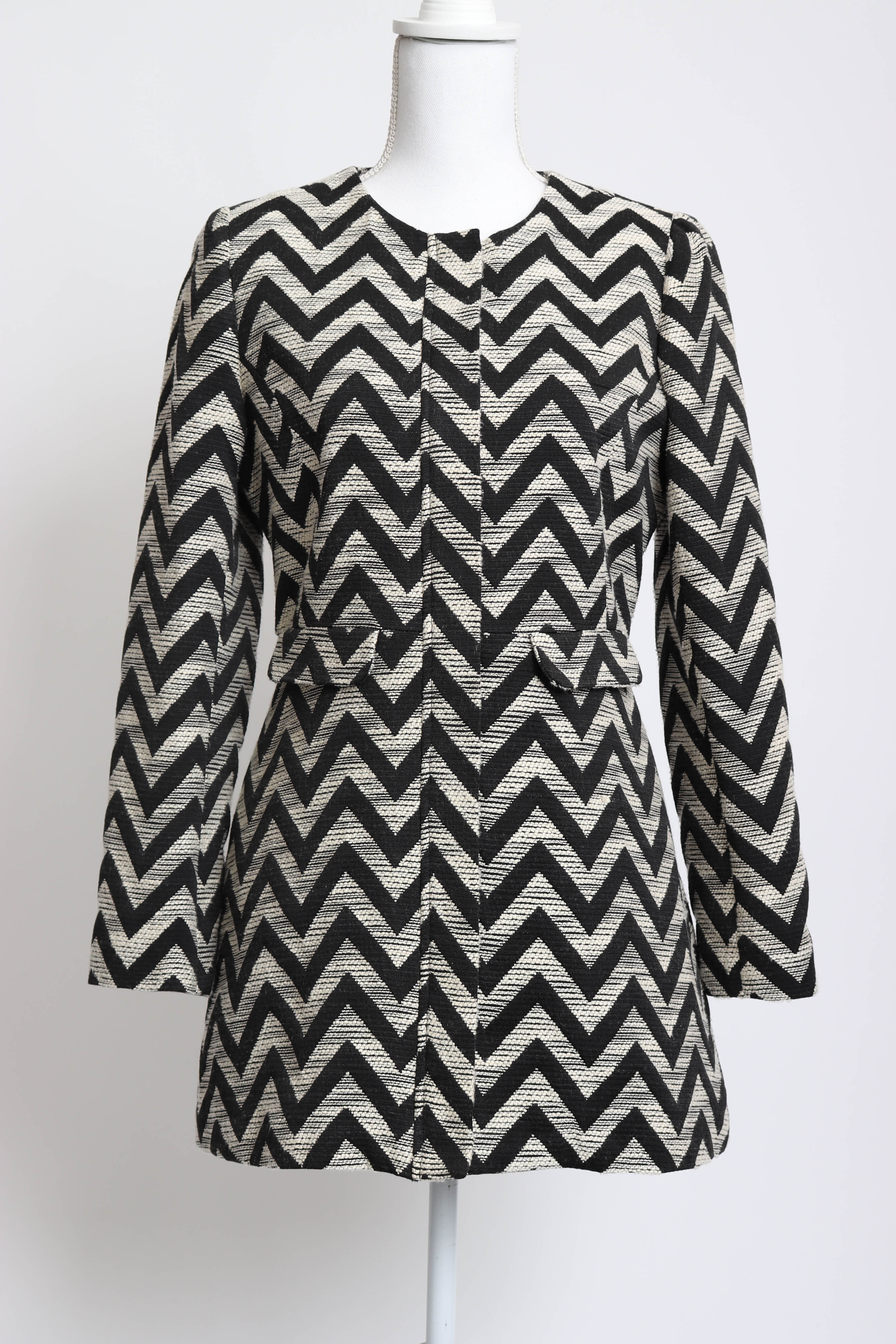 00s Anne Fontaine Black and White Jacket S by  Anne Fontaine - Image 5