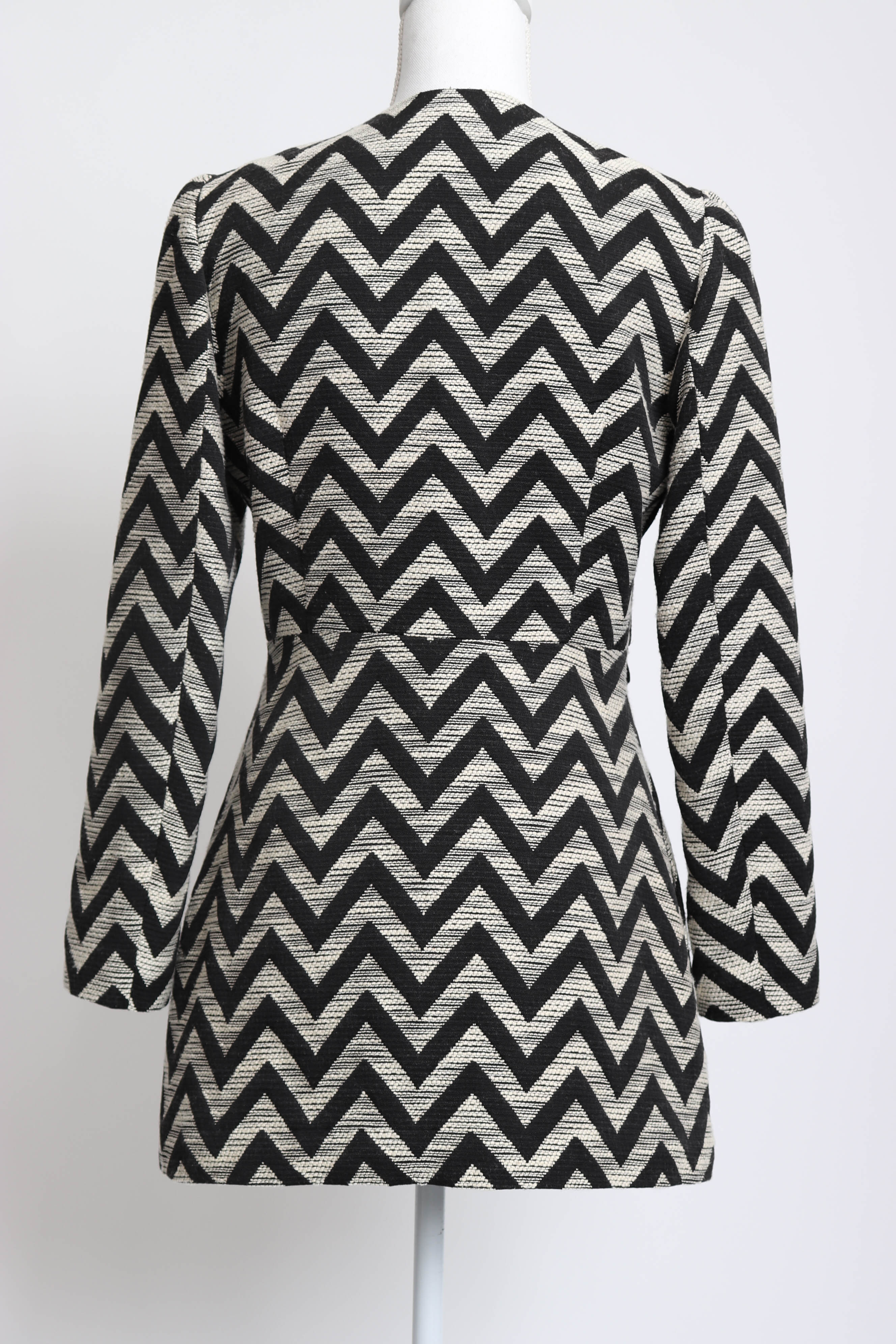 00s Anne Fontaine Black and White Jacket S by  Anne Fontaine - Image 6