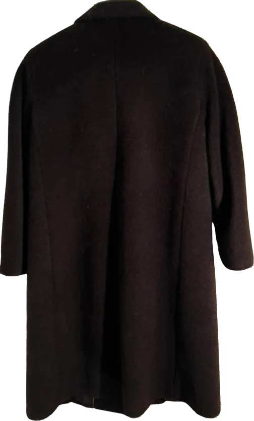 00s Brown Alpaca Wool Coat Excellent Condition By Hilary Radley - Image 2