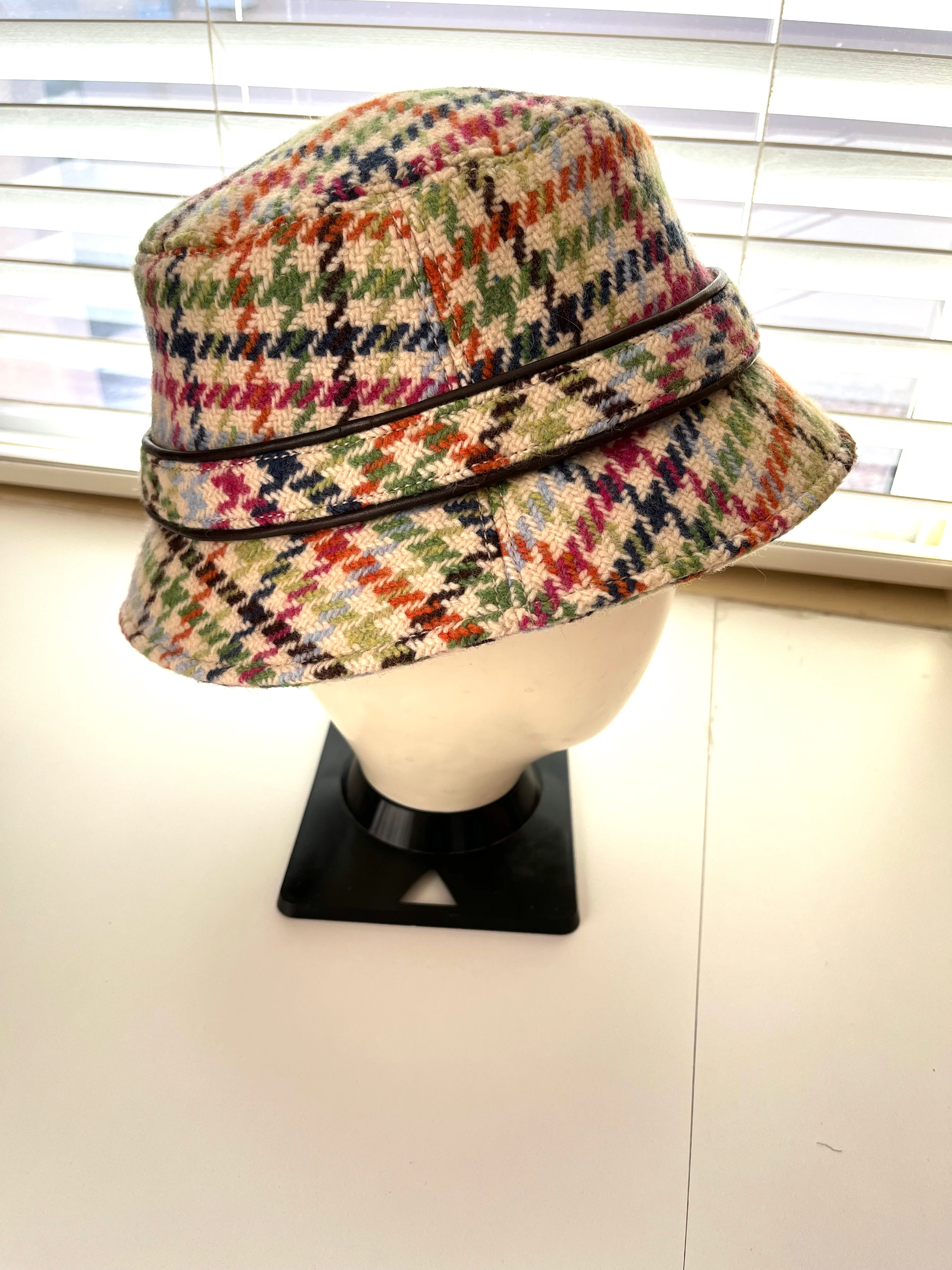 00s Coach Tweed Hampton Wool Bucket Hat Plaid Ps By Coach - Image 4