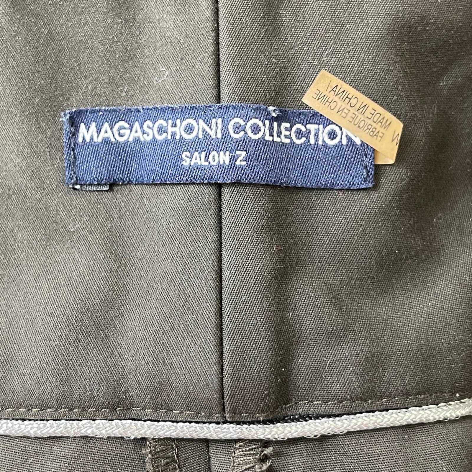 00s Collection Vintage Brown Straight Leg Dress Pants by Magaschoni - Image 4