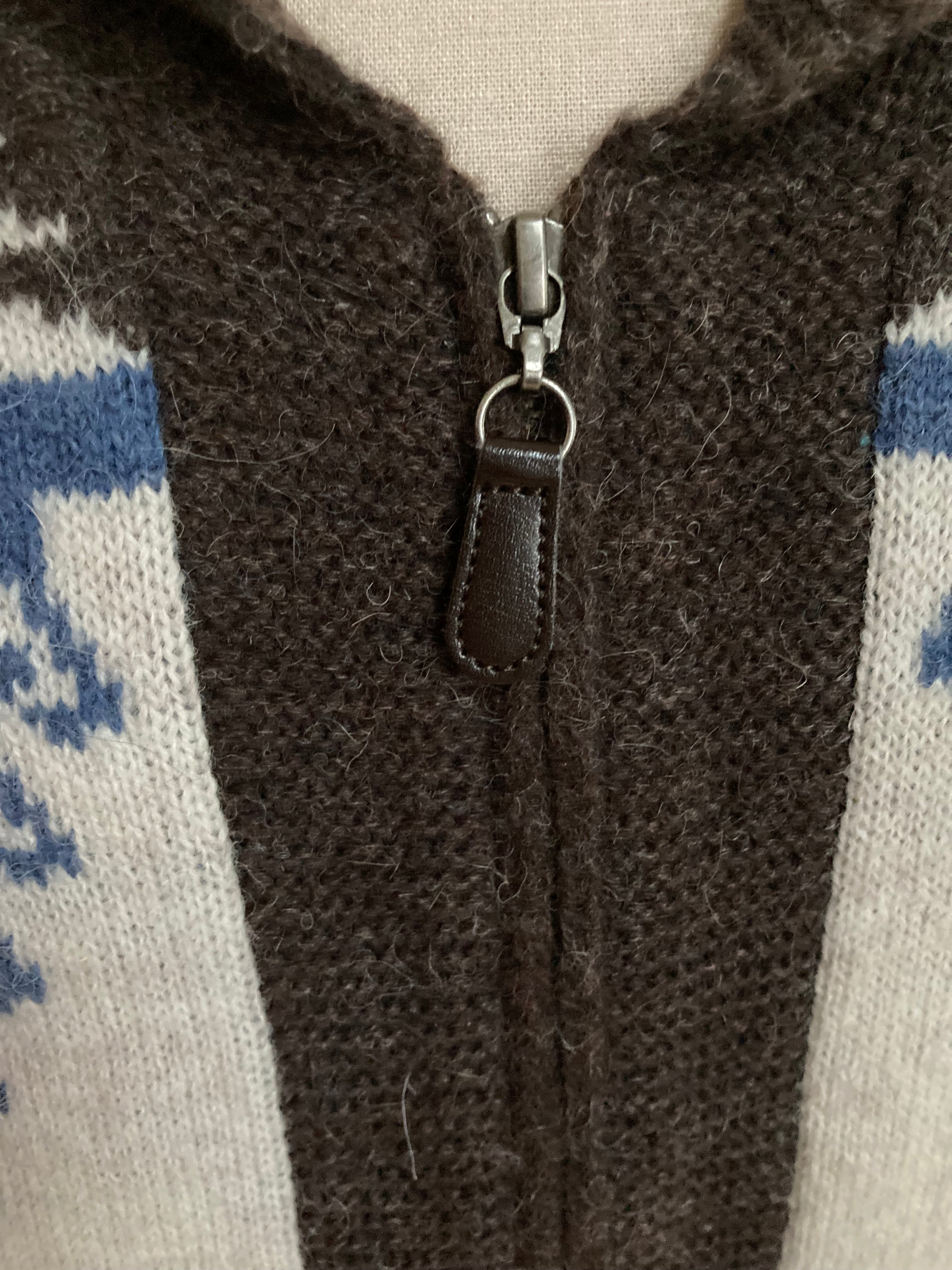 00s Cozy Zip Front Cardigan By Pendleton - Image 5