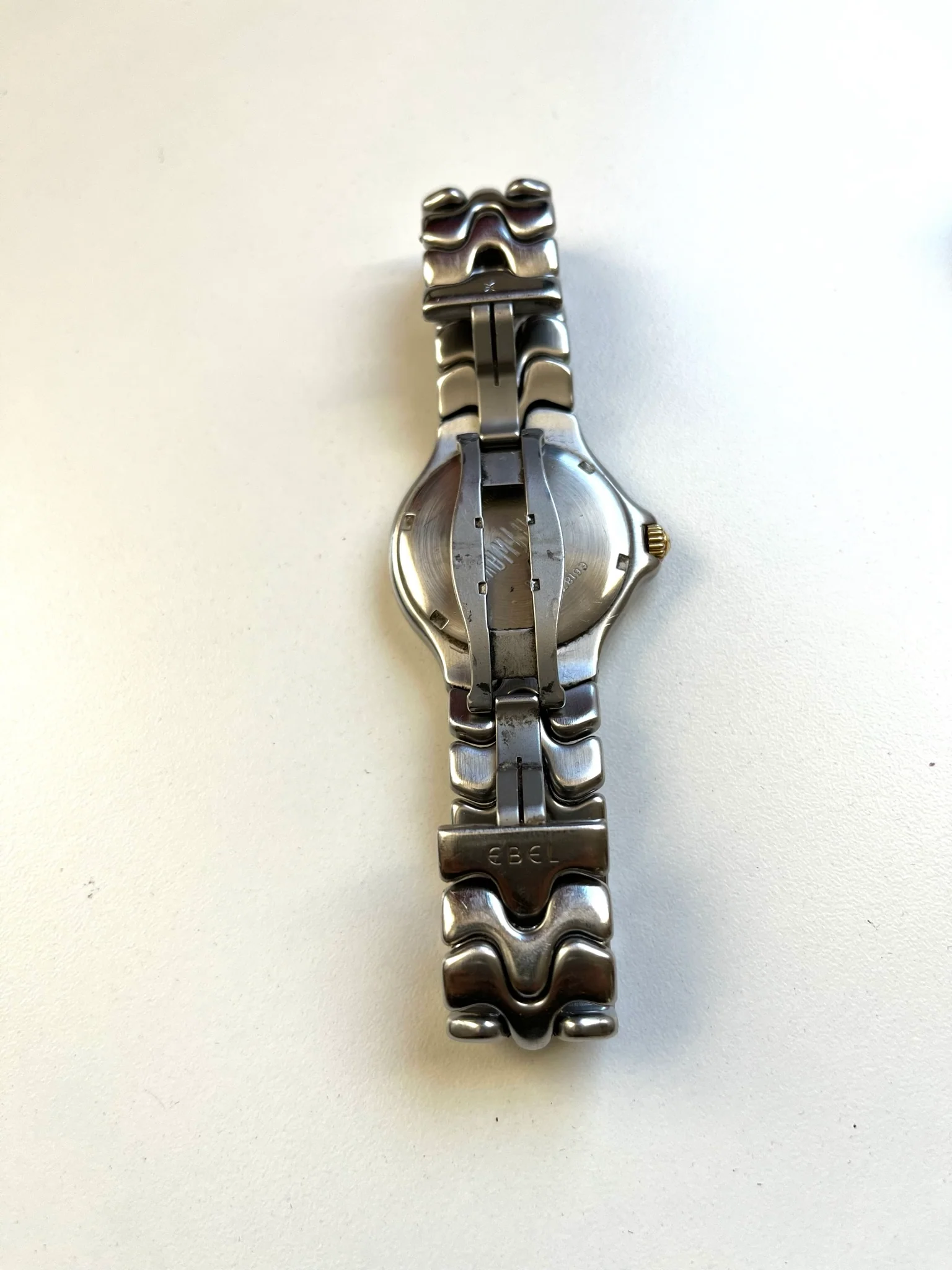 00s Ebel Mens Sportwave Watch Stainless 18k Gold By Ebel - Image 8
