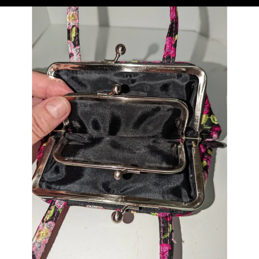 00s Evening Embroidered Mini Handbag Floral By Jill Stuart - Image 3