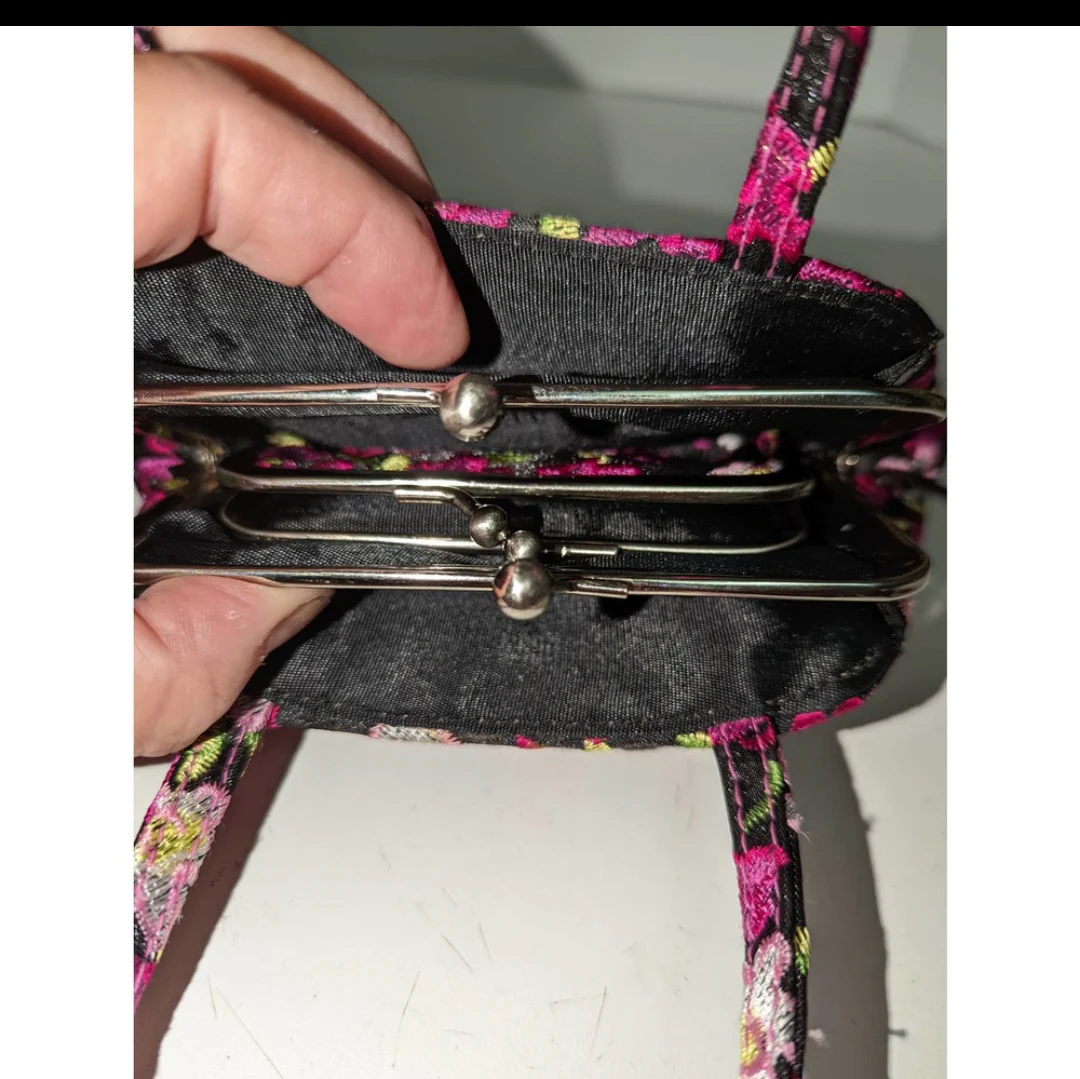 00s Evening Embroidered Mini Handbag Floral By Jill Stuart - Image 4