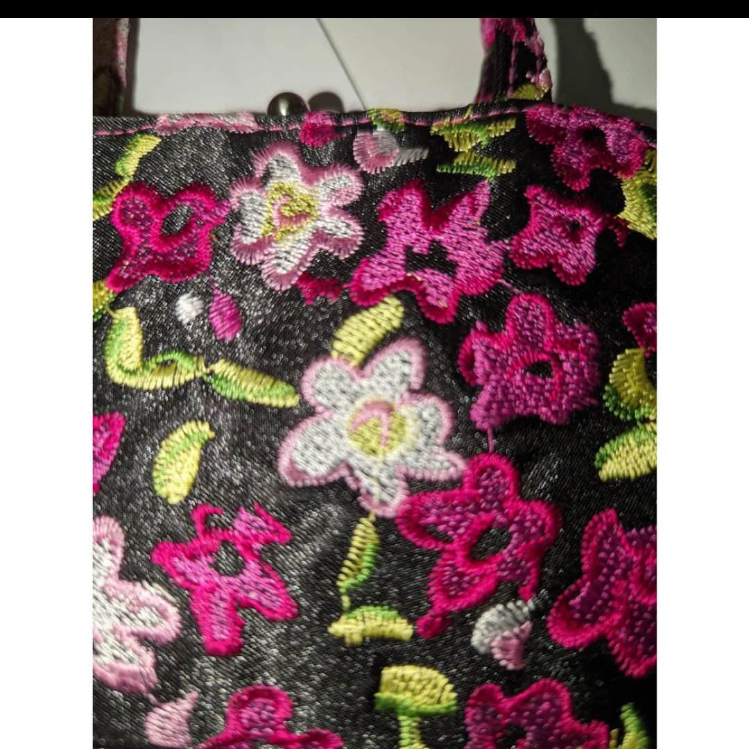 00s Evening Embroidered Mini Handbag Floral By Jill Stuart - Image 8