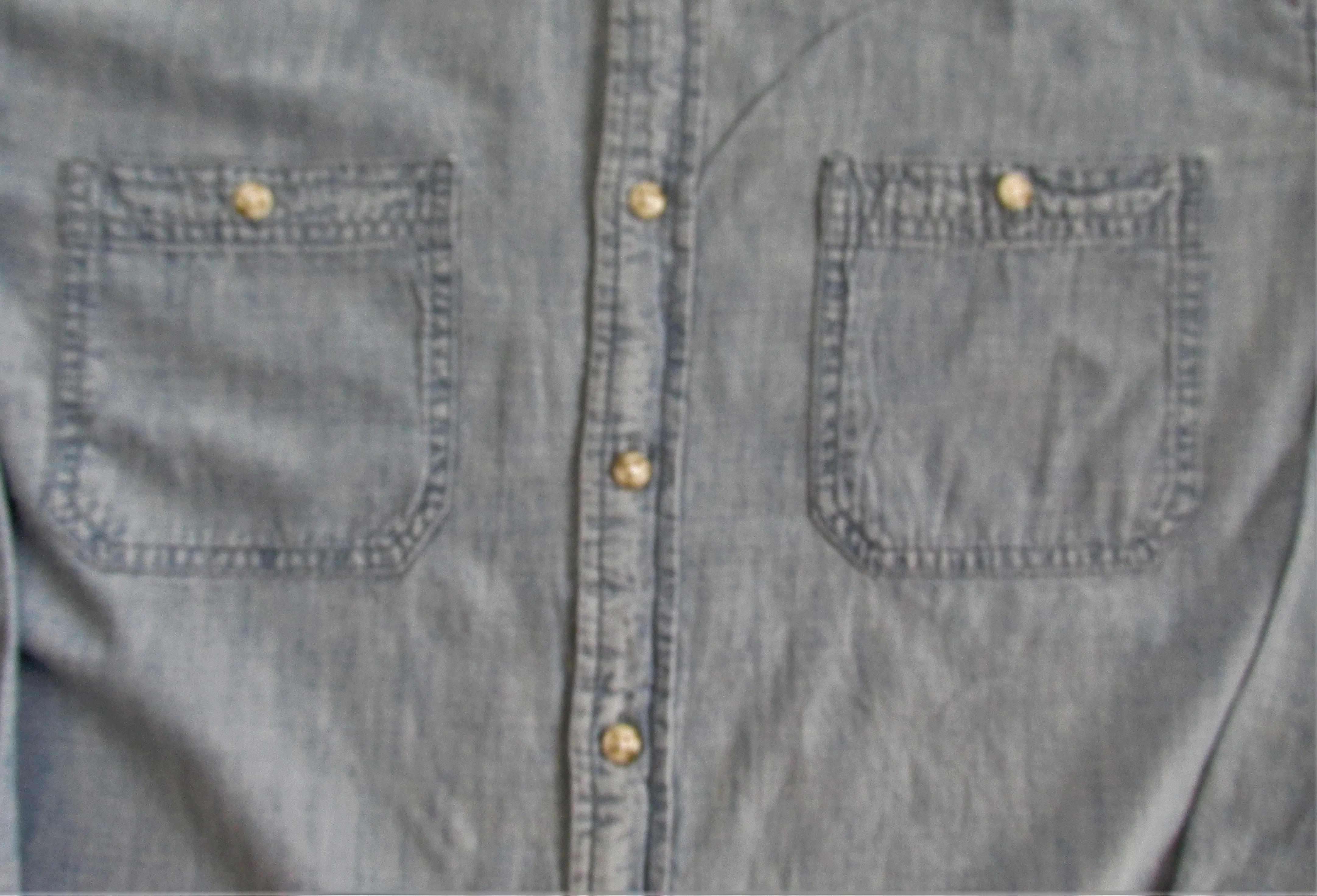 00s Goodfellow Men's Long Sleeve Denim Shirt Size Xl By Goodfellow - Image 3