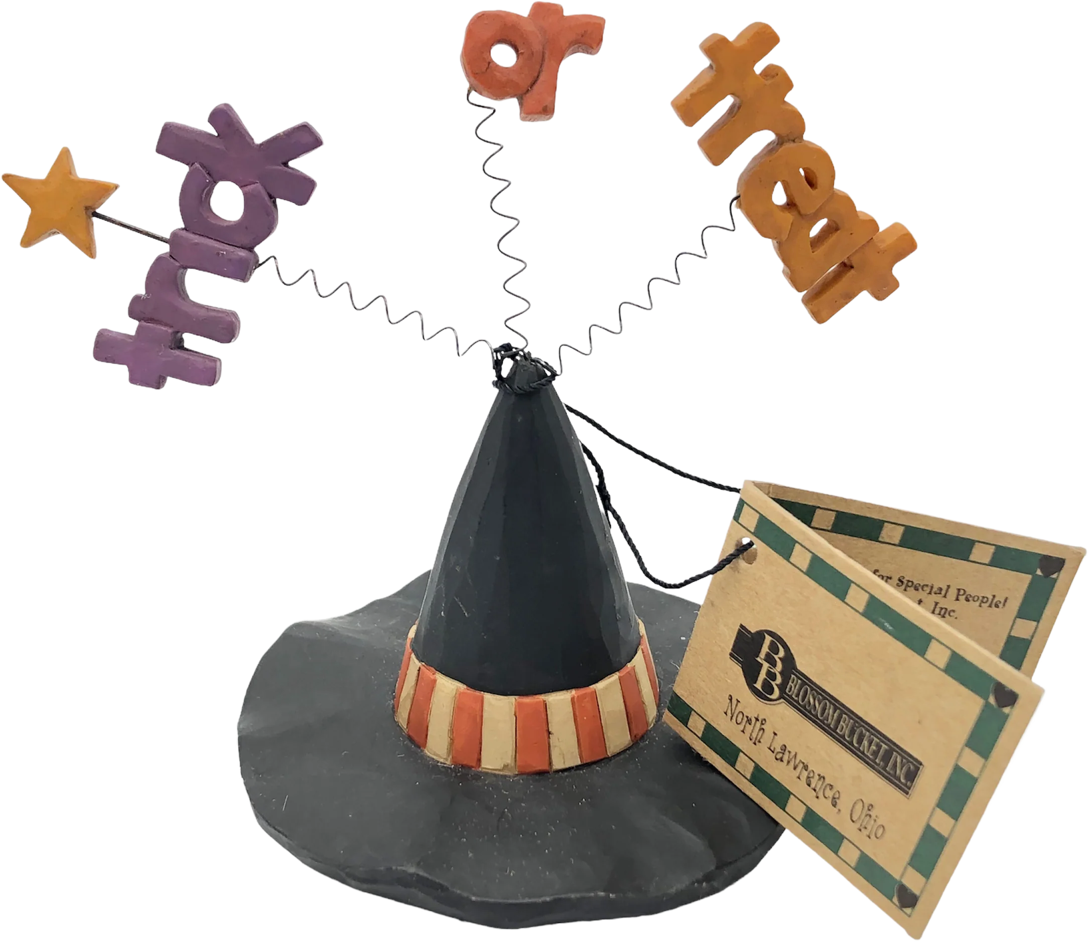 00s Halloween Trick Or Treat Witch Hat Primitive Figur By Blossom Bucket