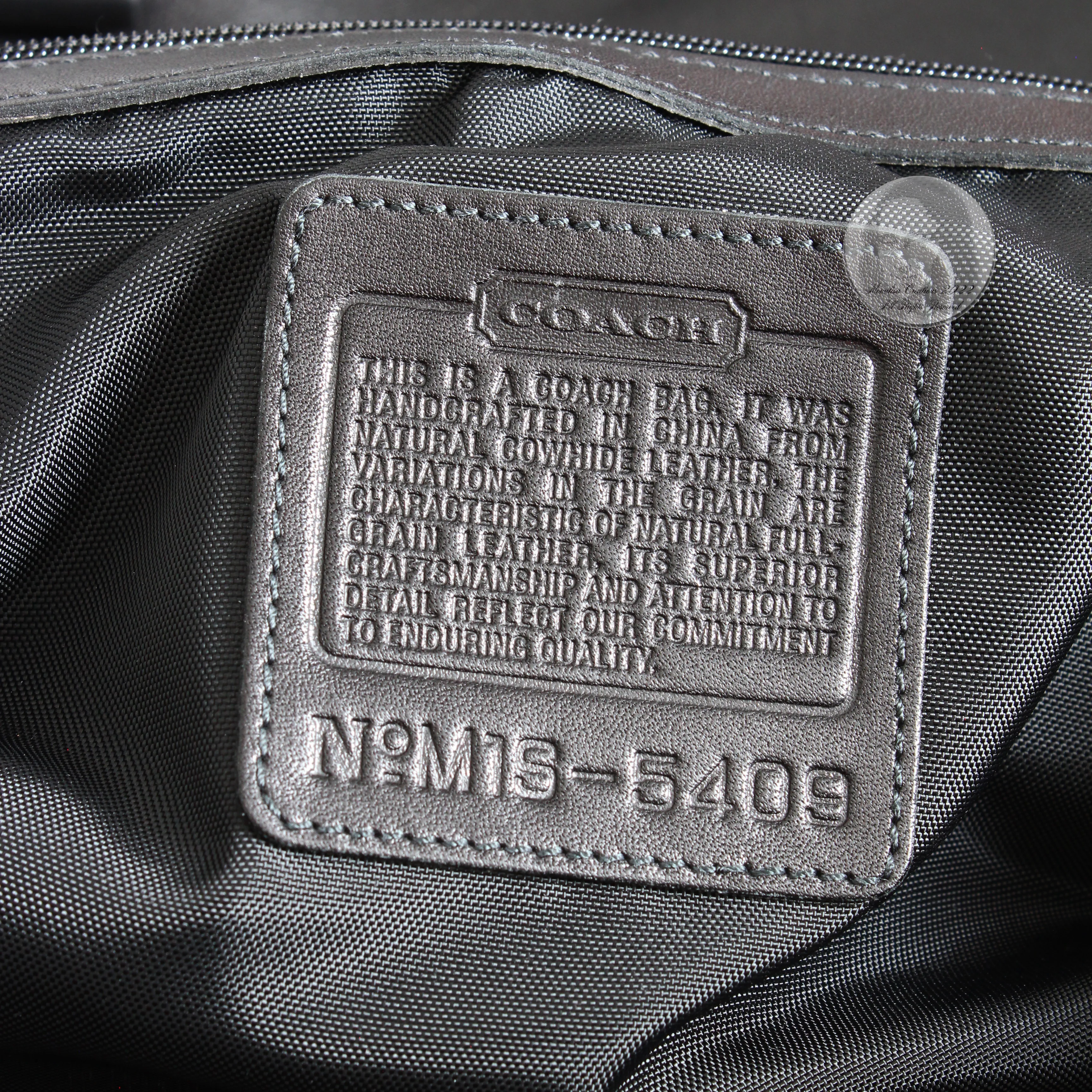 00s Hamptons Large Cabin Bag Duffel Travel Bag #5409 By Coach - Image 10