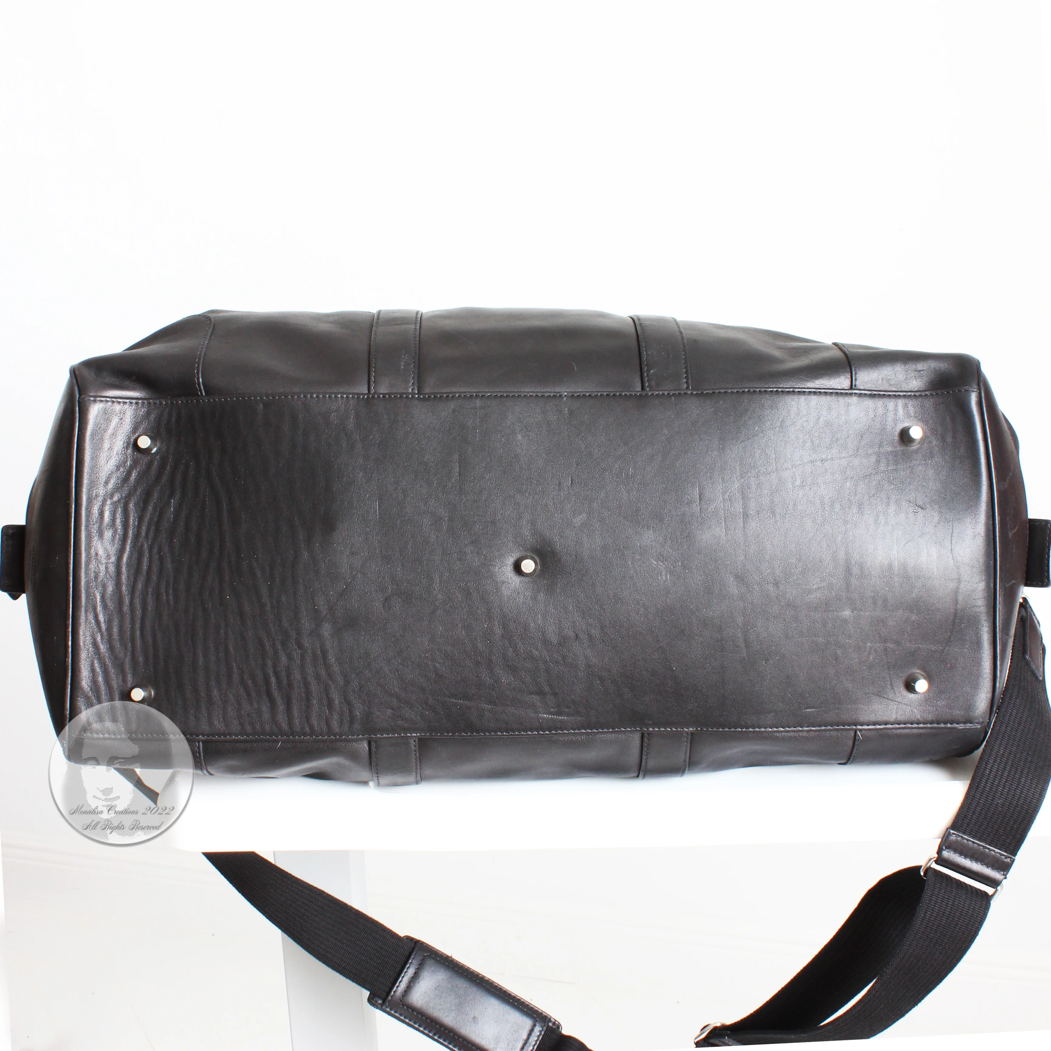 00s Hamptons Large Cabin Bag Duffel Travel Bag #5409 By Coach - Image 8