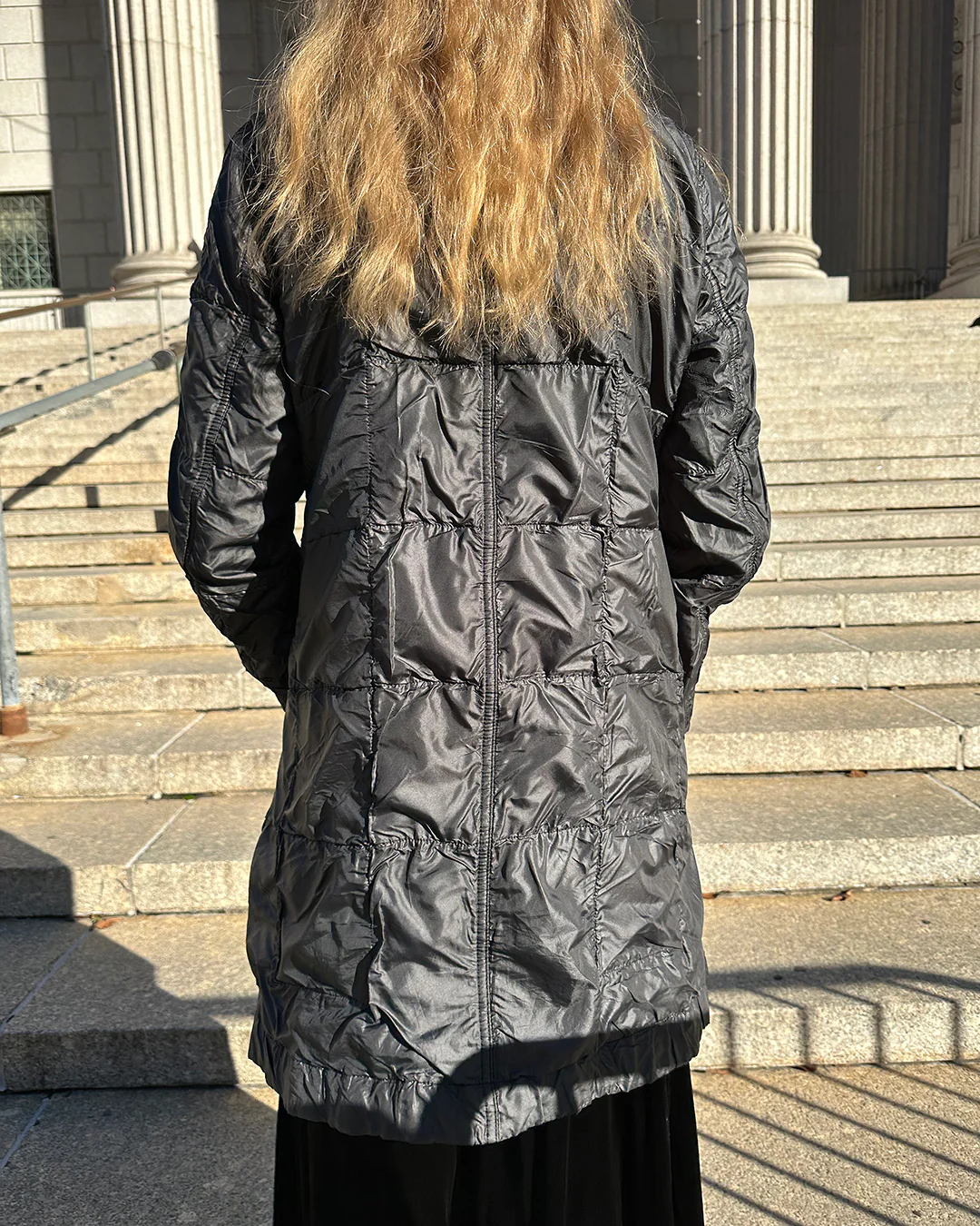 00s Issey Miyake Black Quilted Coat (s-l) By Issey Miyake - Image 3