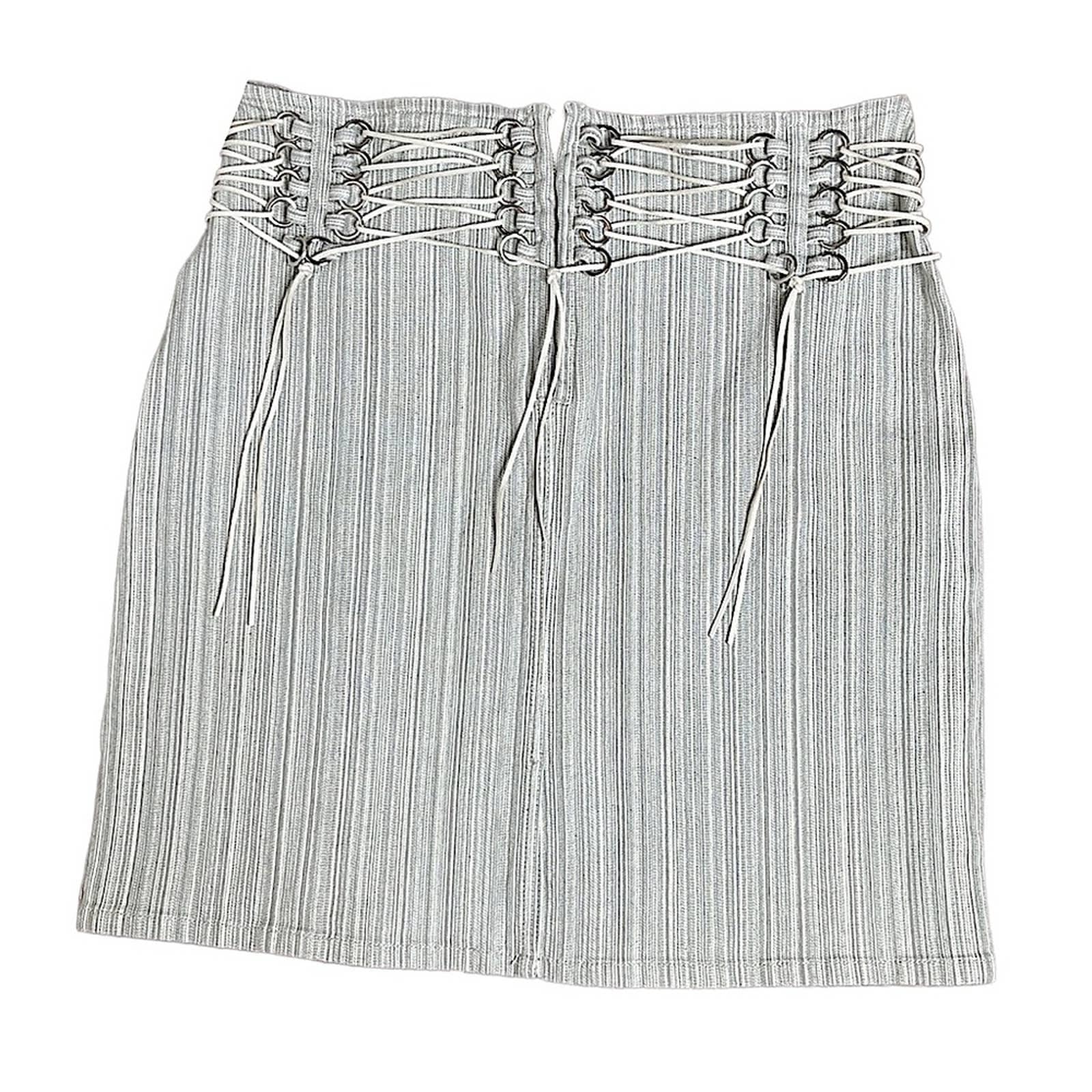 00s Lace Up Skirt - Image 2