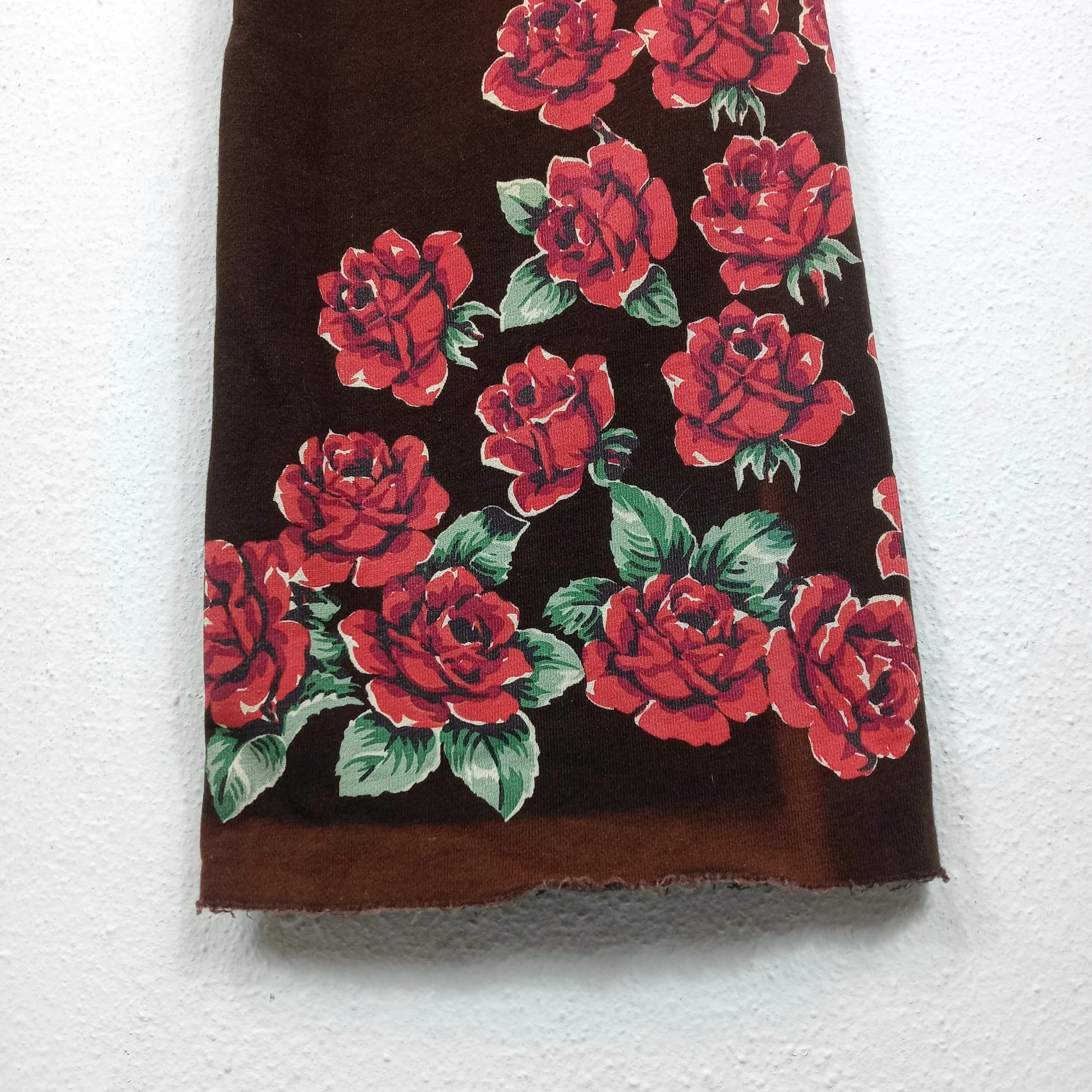 00s Low Rise Bootcut Red Rose Floral Brown Sweatpants By Lucky Brand - Image 5