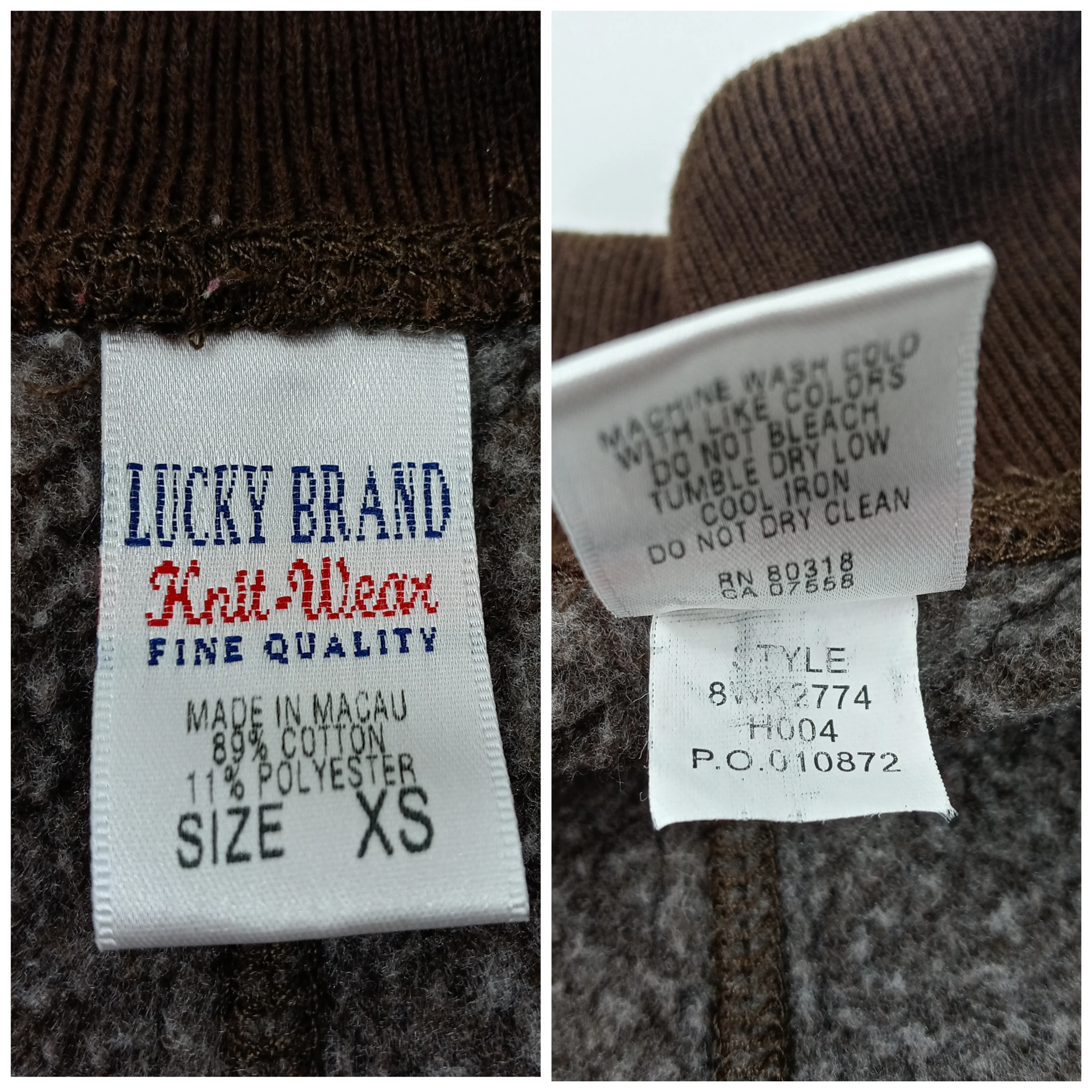 00s Low Rise Bootcut Red Rose Floral Brown Sweatpants By Lucky Brand - Image 7