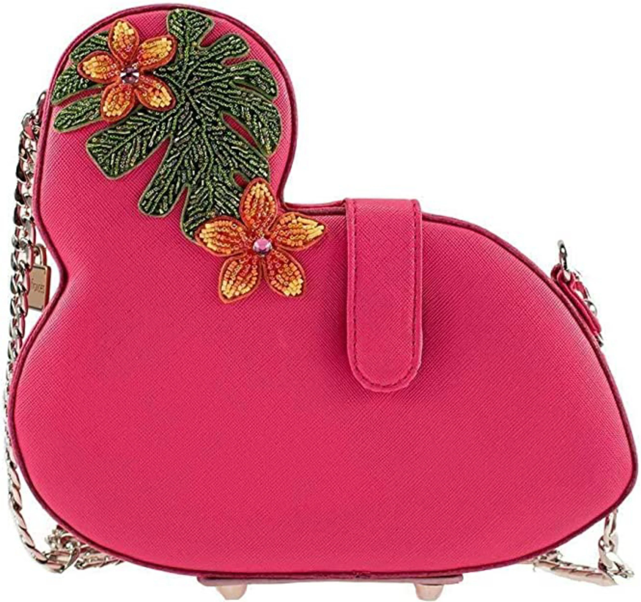 00s Mary Frances Beaded Crossbody Flamingo Handbag By Mary Frances - Image 5