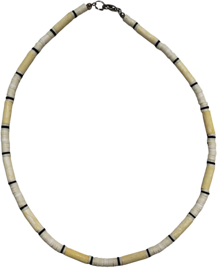 00s Milky White Puka Shell Choker Necklace - Image 2