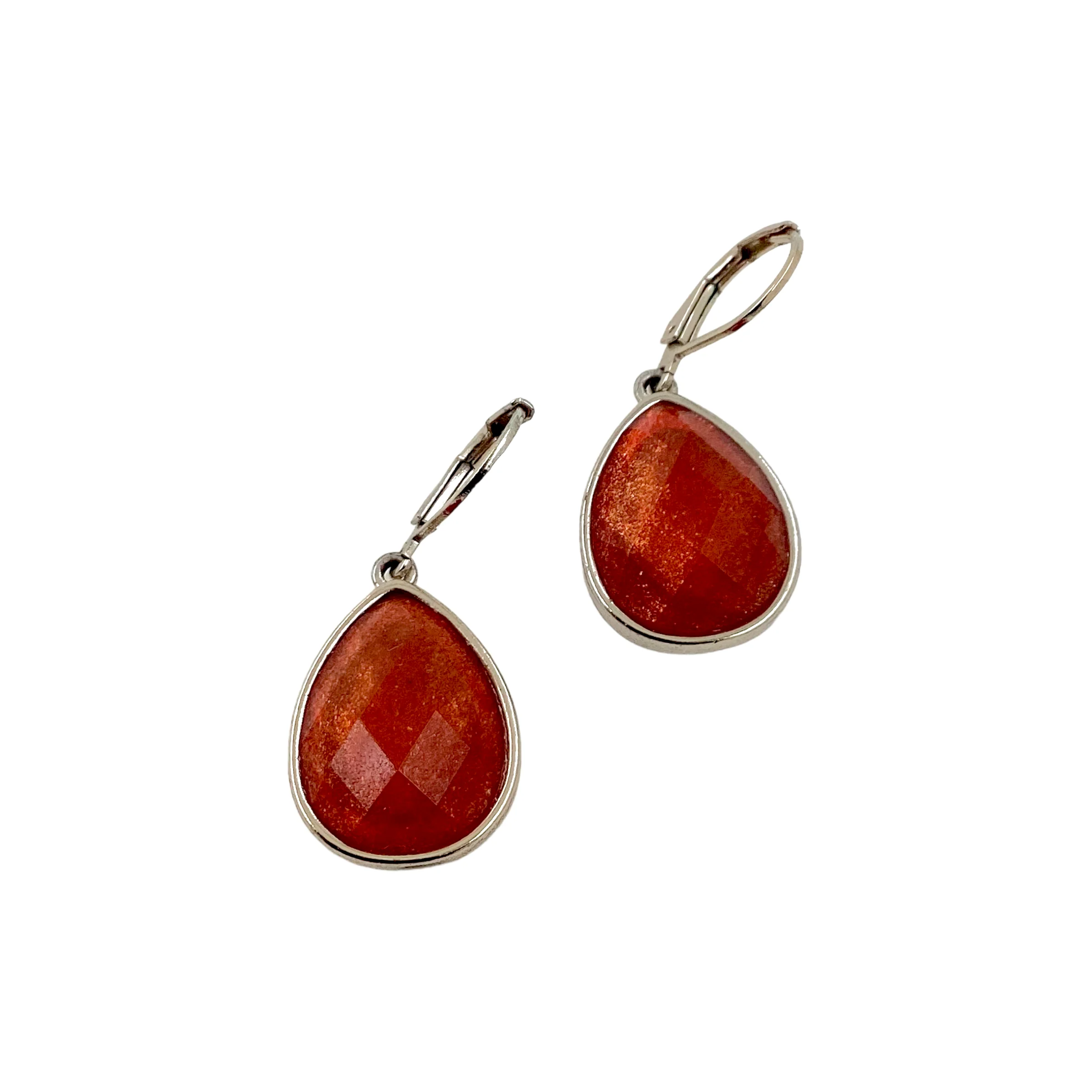 00s Modernist Poppy Bracelet Earrings Necklace Set By Premier Designs - Image 11