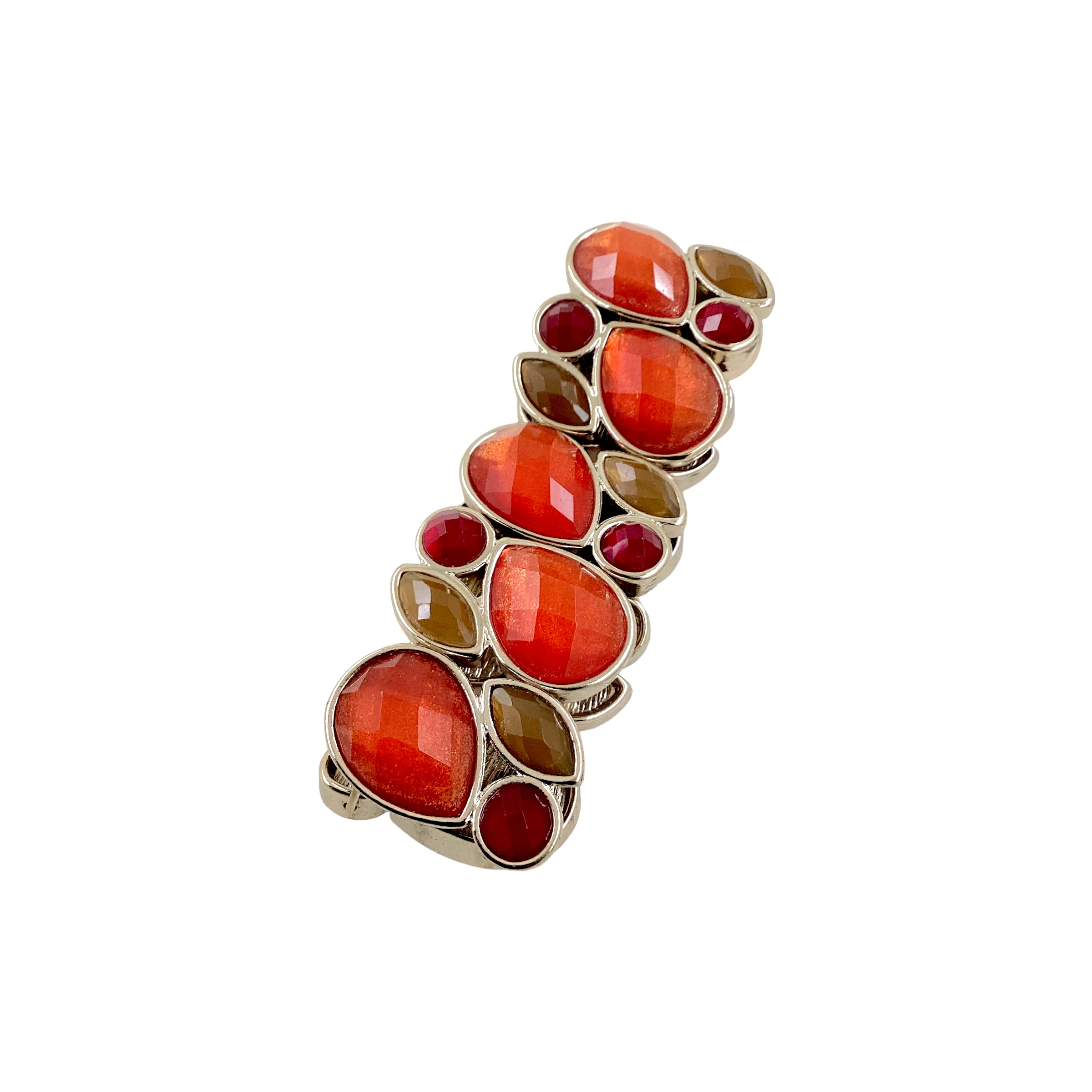 00s Modernist Poppy Bracelet Earrings Necklace Set By Premier Designs - Image 13
