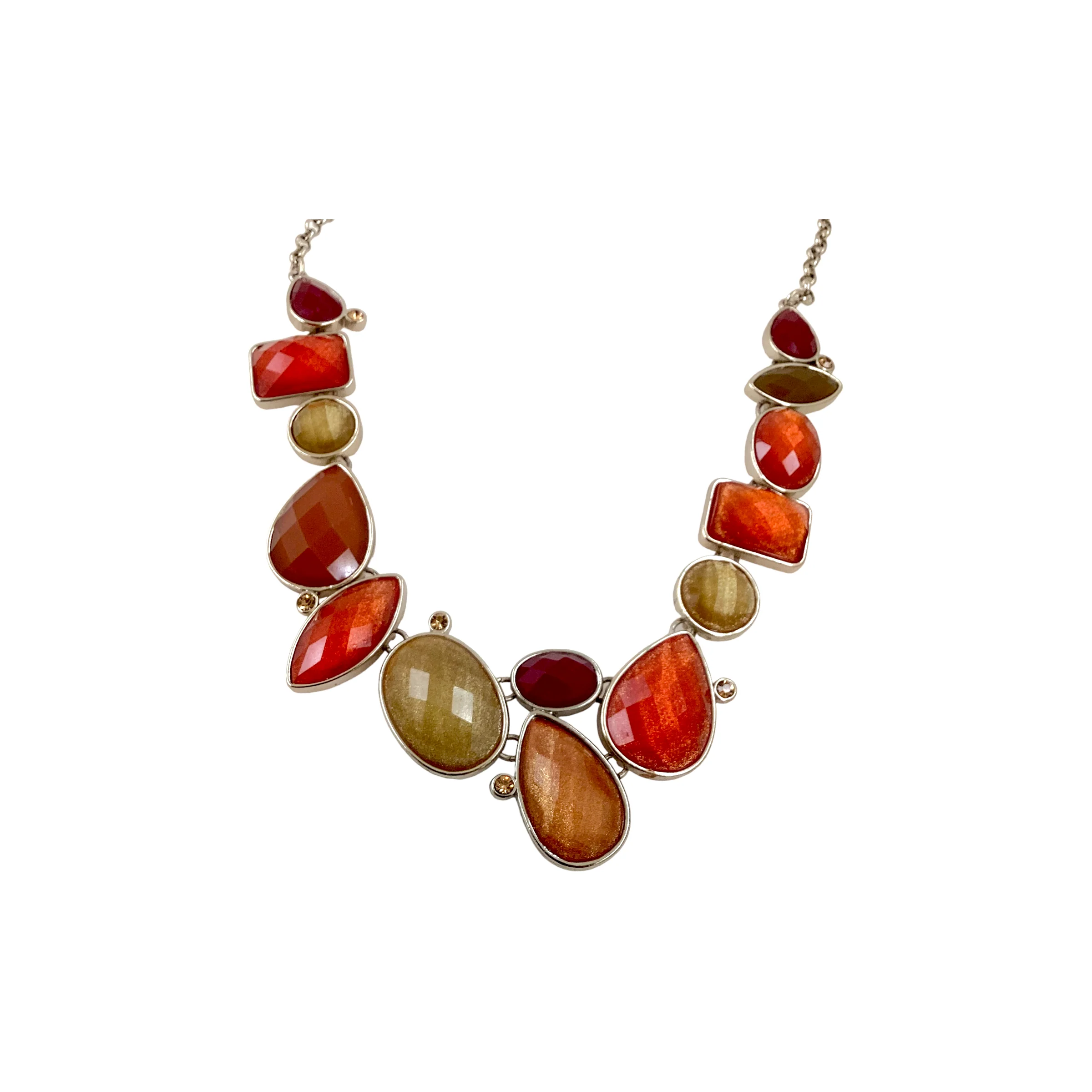 00s Modernist Poppy Bracelet Earrings Necklace Set By Premier Designs - Image 6