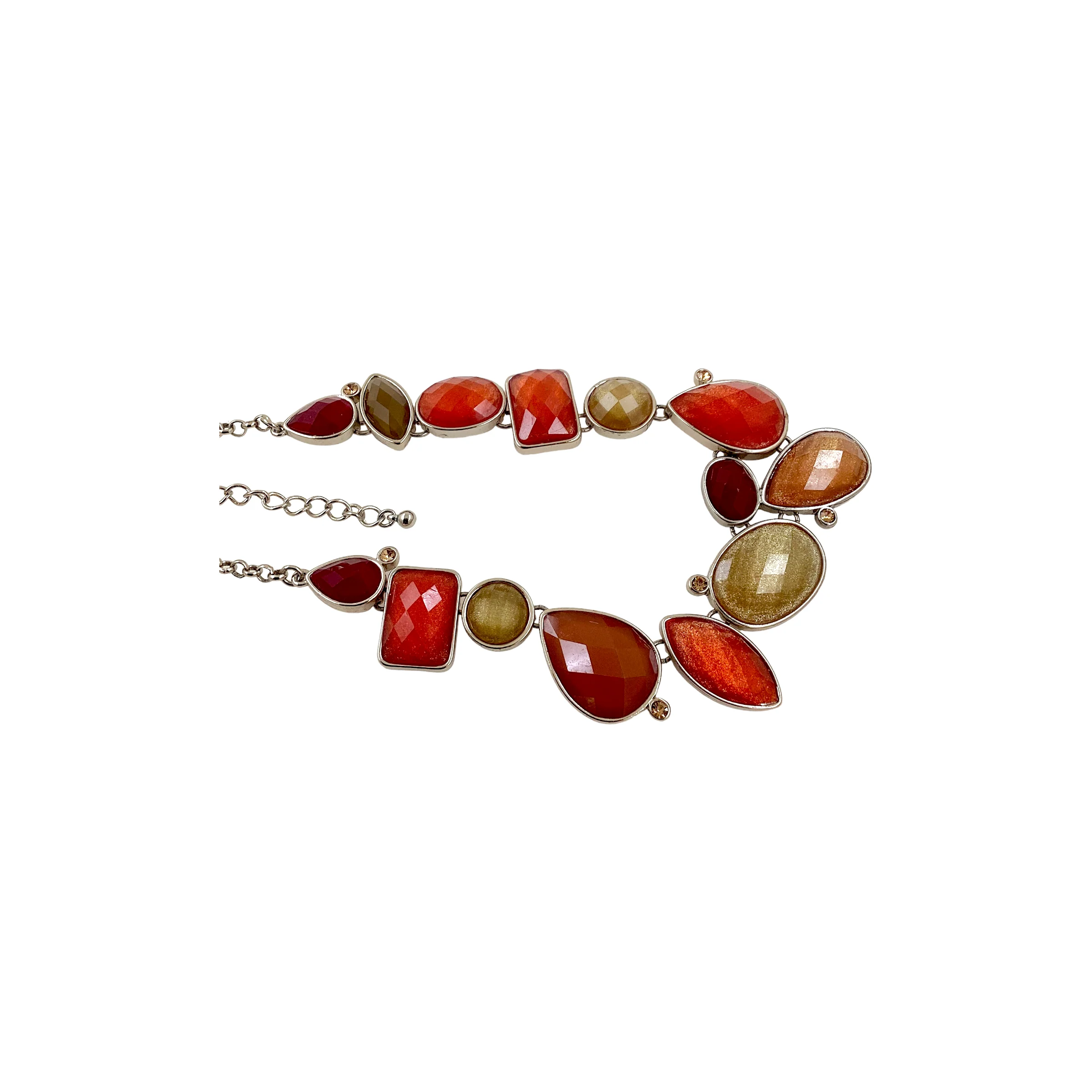 00s Modernist Poppy Bracelet Earrings Necklace Set By Premier Designs - Image 7
