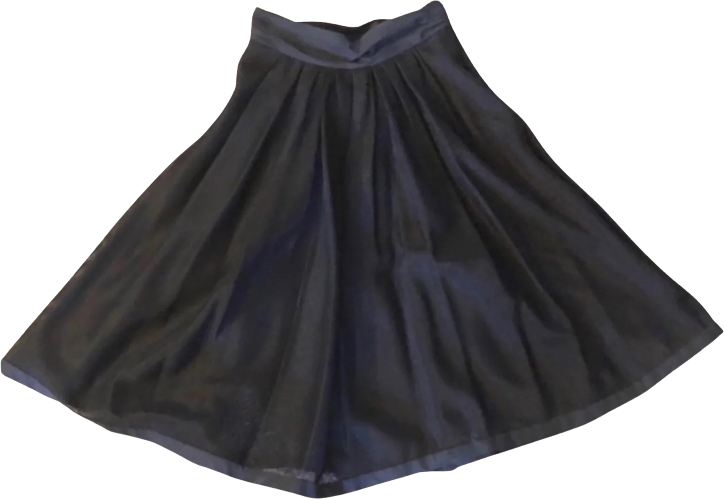 00s Runway Skirt Full Pleated Black, 26” by Moschino - Image 2