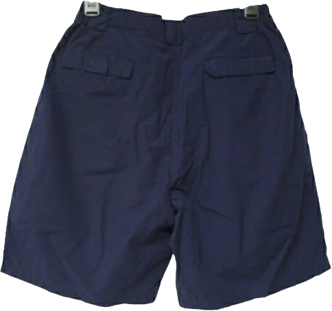 00s Navy Blue High Rise Shorts By Woolrich - Image 2