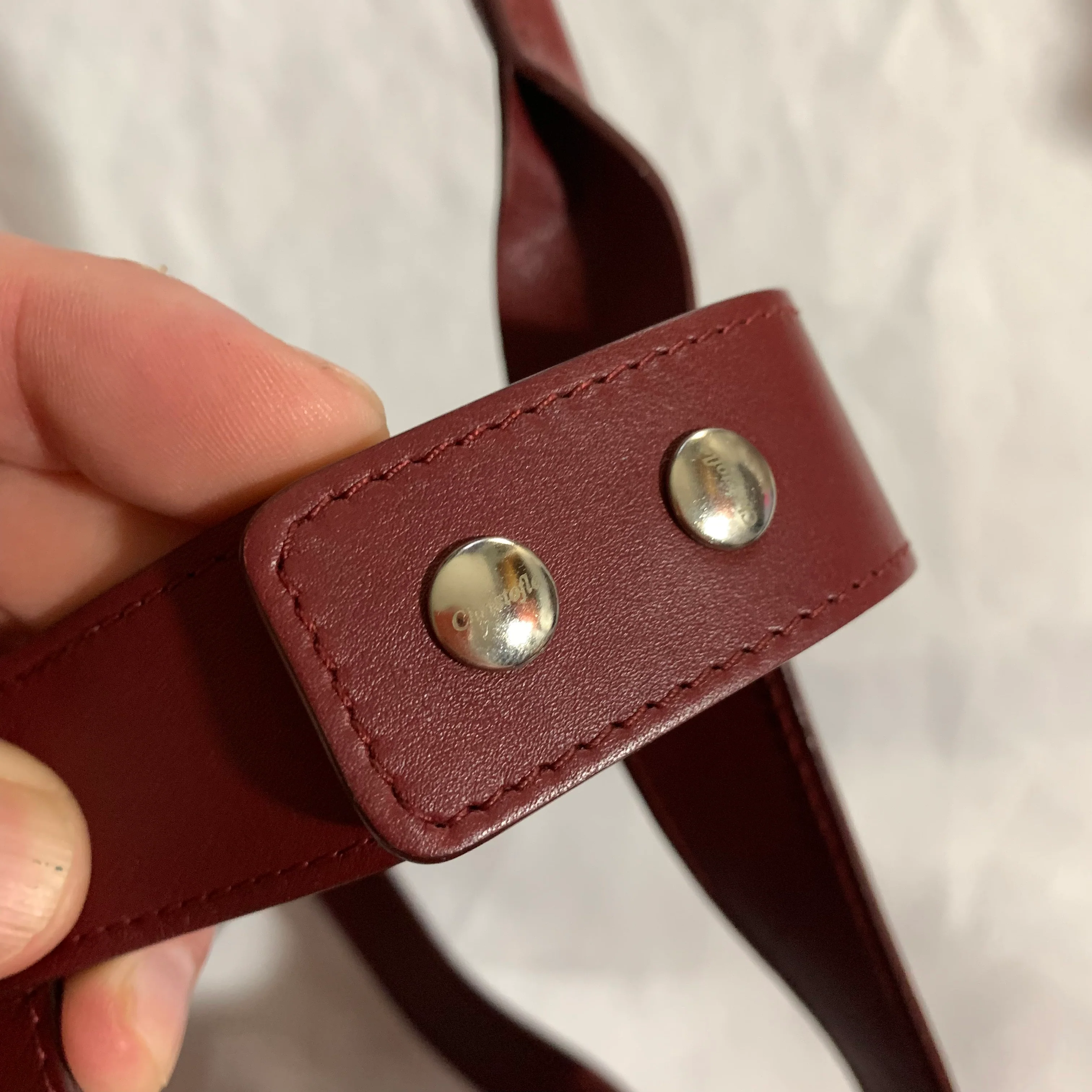 00s 1) Nib Bridle Mood Nomade Christofle Red Leather By Christofle - Image 11
