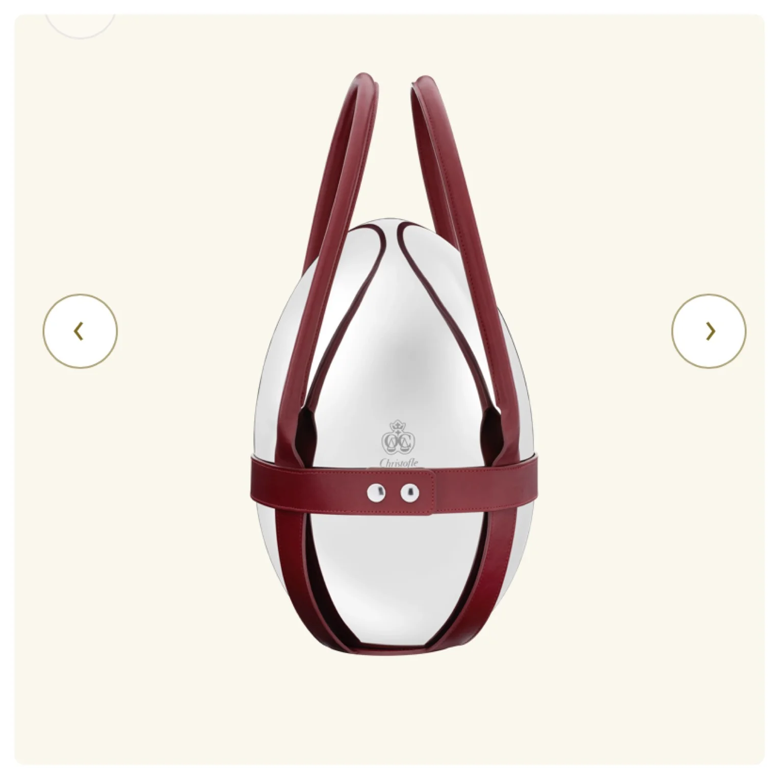 00s 1) Nib Bridle Mood Nomade Christofle Red Leather By Christofle - Image 15