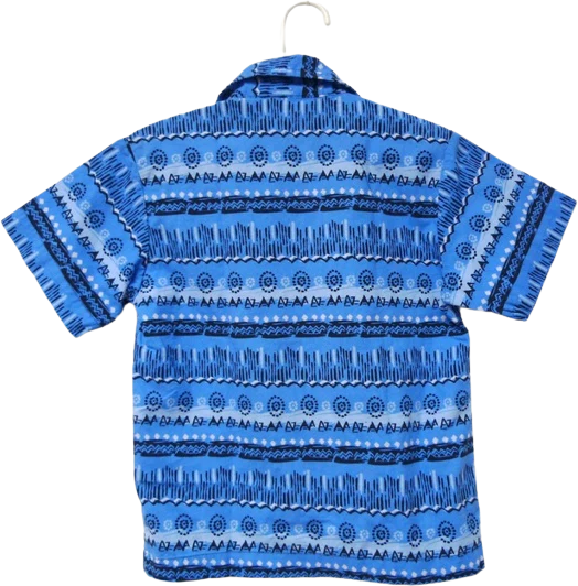 00s Printed Blue Boy's Button Down By Arizona Jean Co. - Image 2