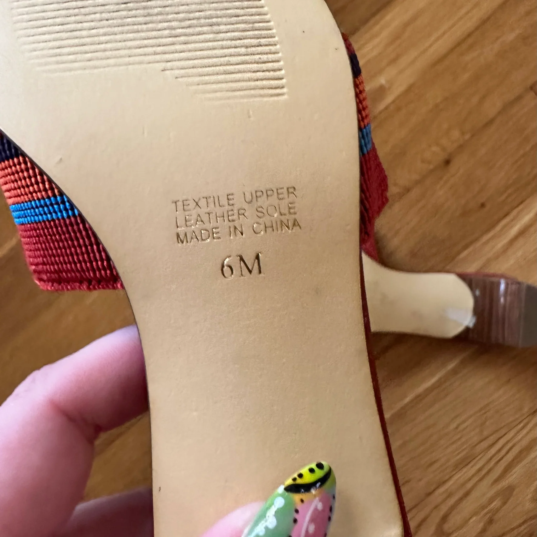 00s Rainbow Stripes Stacked Heel Mules - Image 8