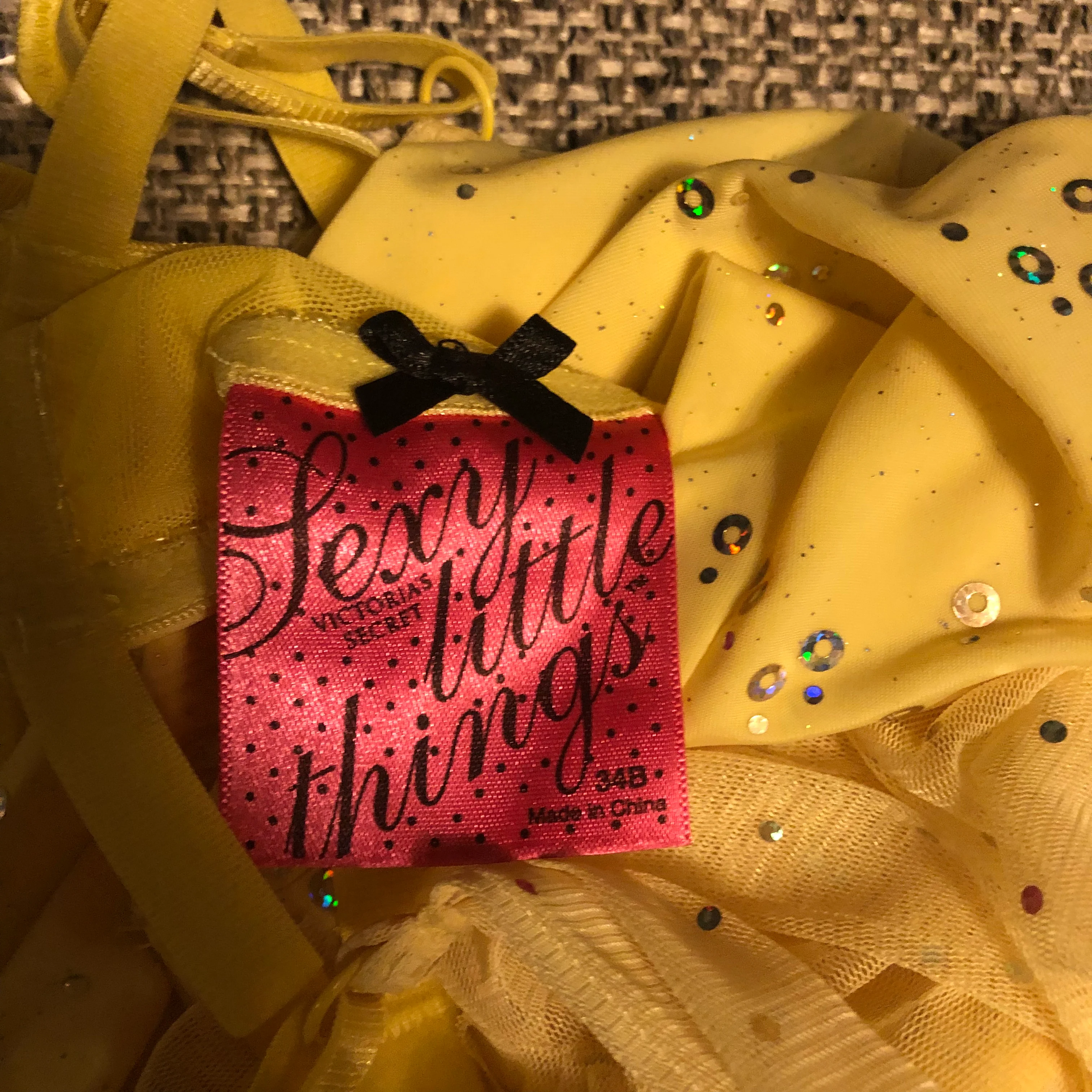 00s Sequin Fairy Bustle Ruffle Back Babydoll Set Size By Victoria's Secret - Image 3
