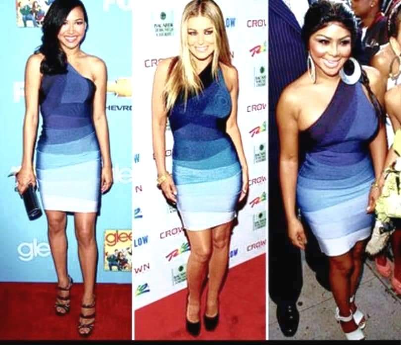00s Sexy Celeb Fave 1 Shoulder Ombré Bandage Dress by Herve Leger - Image 3