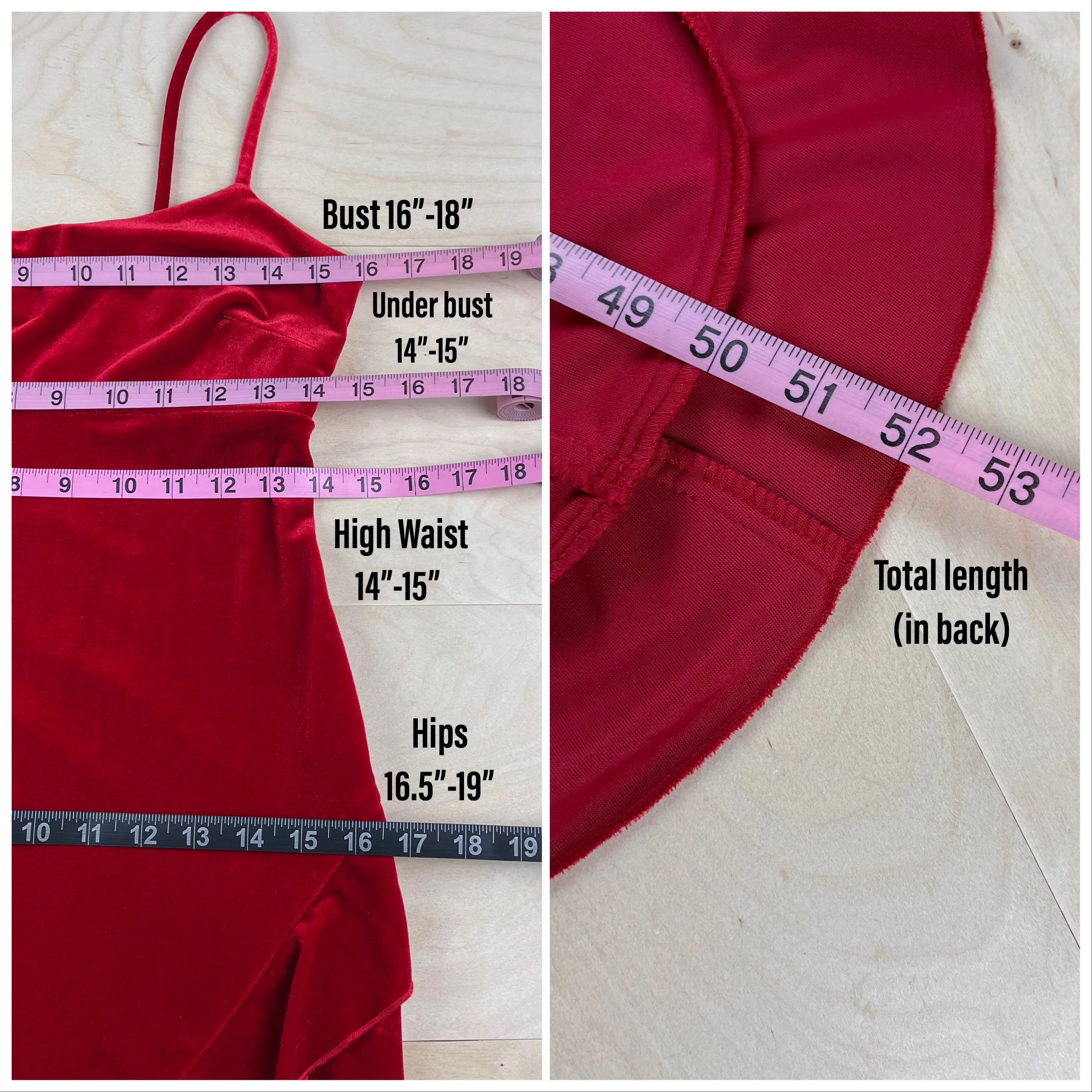 00s Sexy Red Velvet Midi Dress By Frederick's of Hollywood - Image 7