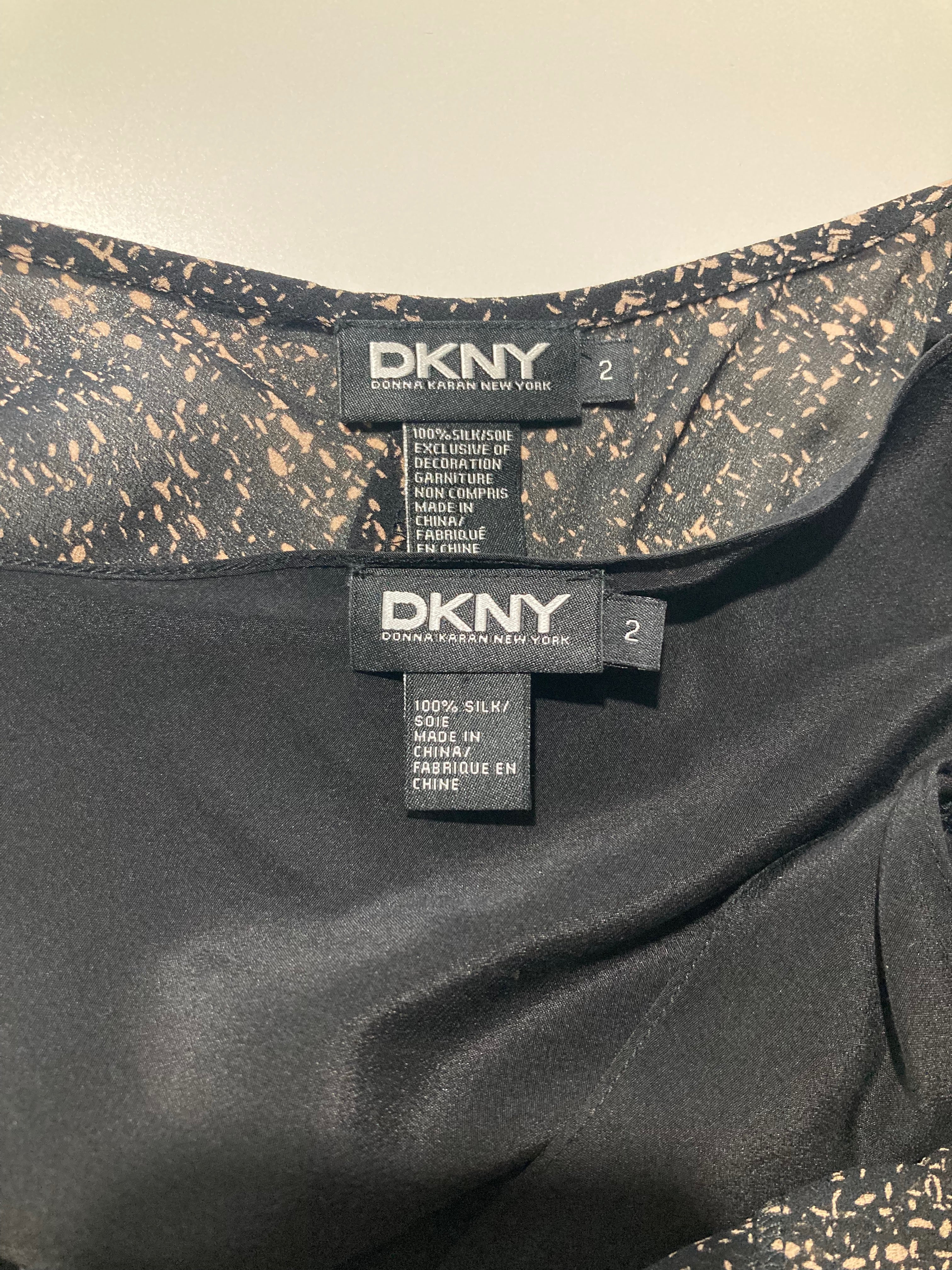 00s Silk Slip Dress With Lace Detail By DKNY - Image 6