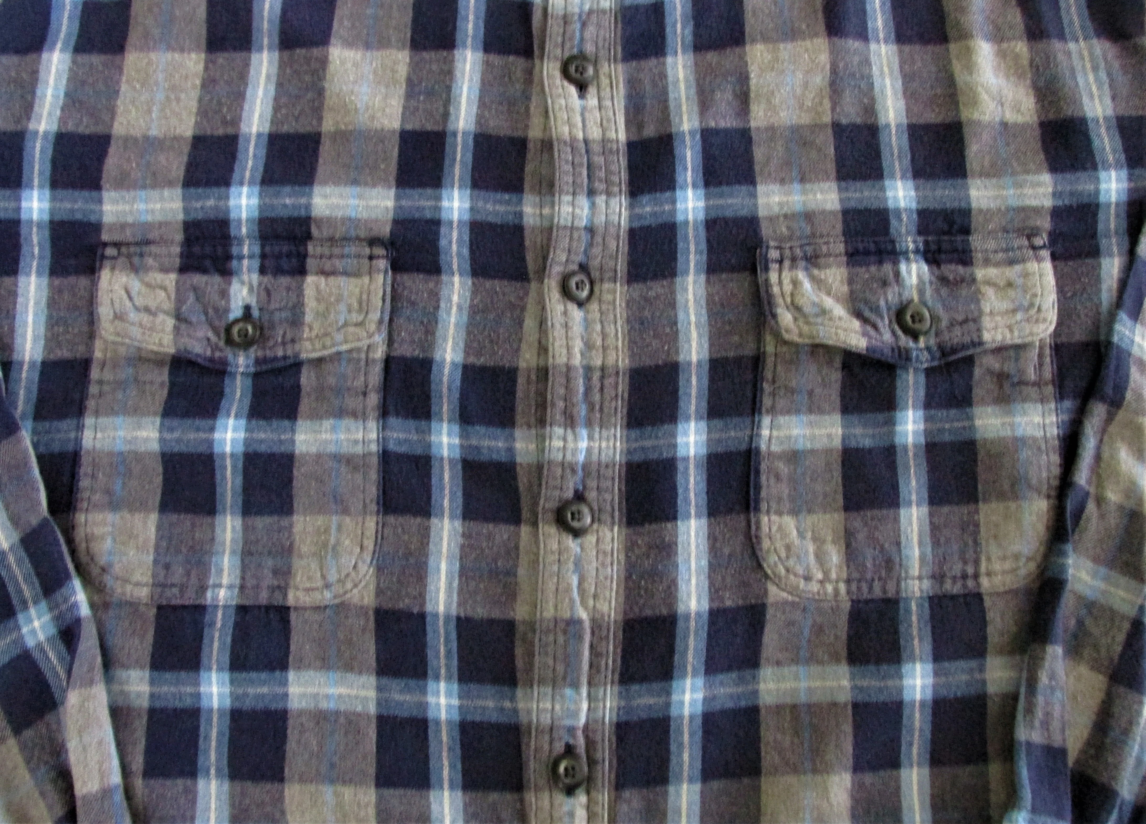 00s Sonoma Men's Cotton Flannel Shirt Size 4xb By Sonoma - Image 3