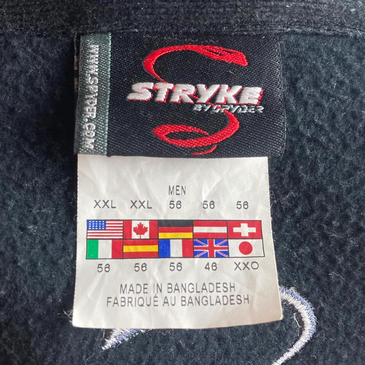 00s 'stryke' Fleece Zip Up Sweater By Spyder - Image 3