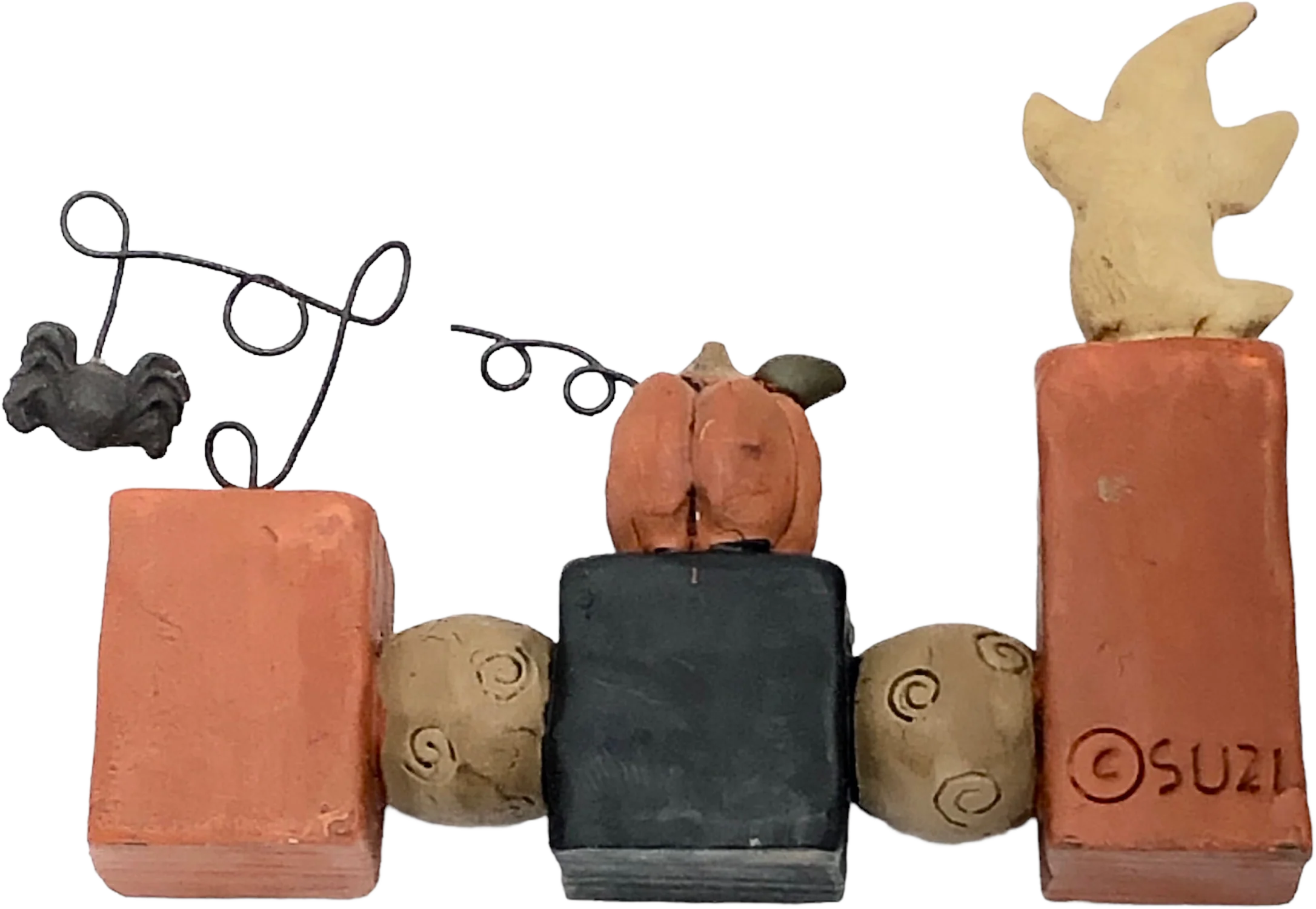 00s Suzi Skoglund Halloween Boo Ghost Mini Figurine By Blossom Bucket - Image 2