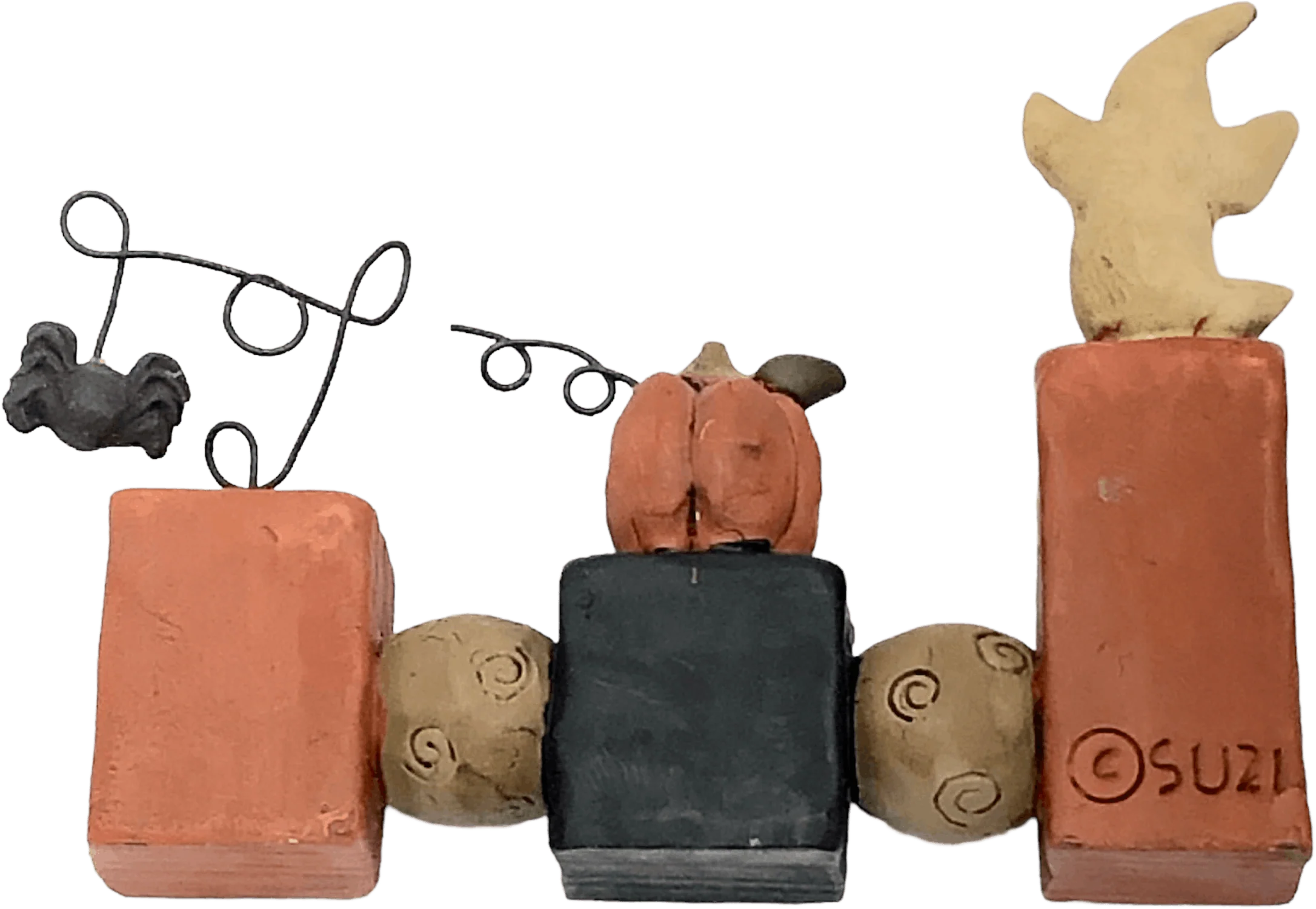 00s Suzi Skoglund Halloween Boo Ghost Mini Figurine By Blossom Bucket - Image 7