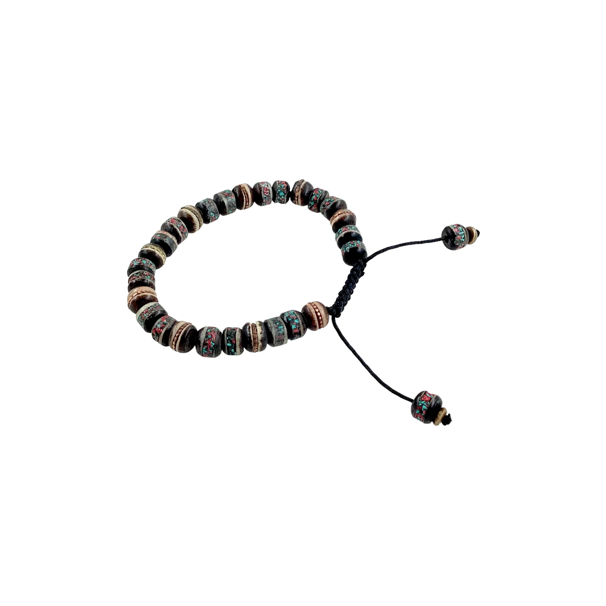 00s Tibetan Unisex Adjustable Wrist Mala Bracelet - Image 6