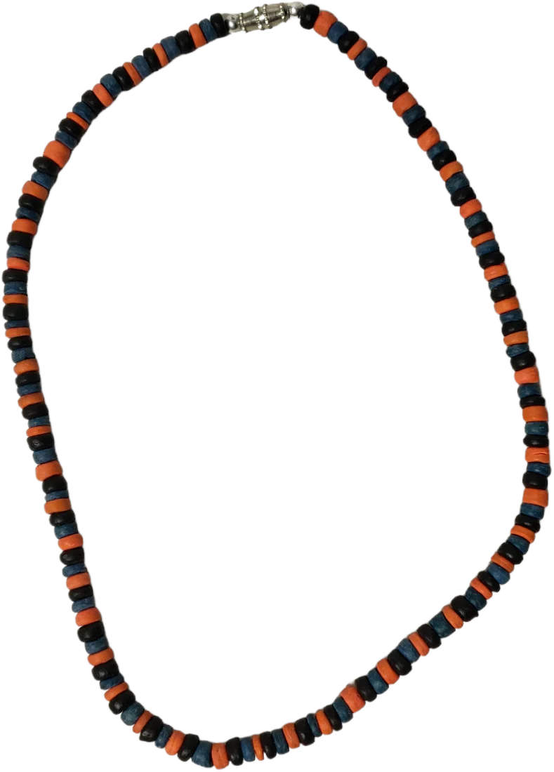 00s Tri-color Coco Shell Beach Choker Necklace - Image 2
