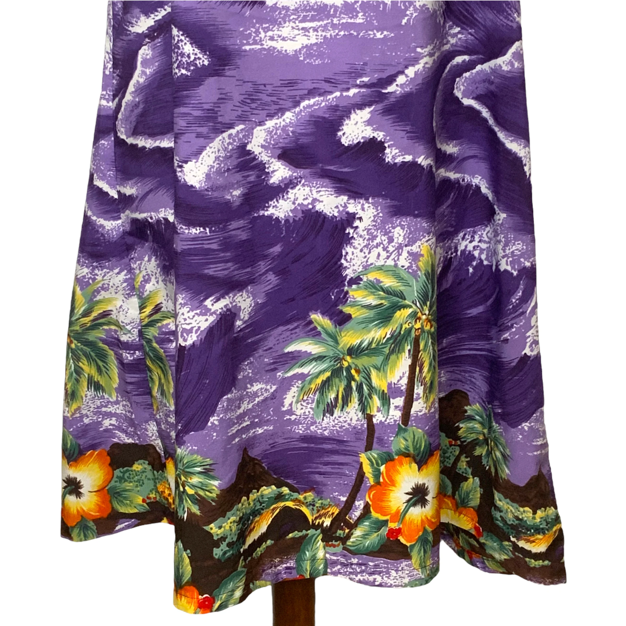 00s Tropical Hawaiian Kitschy Print Slip Sundress By Roundy Bay - Image 6