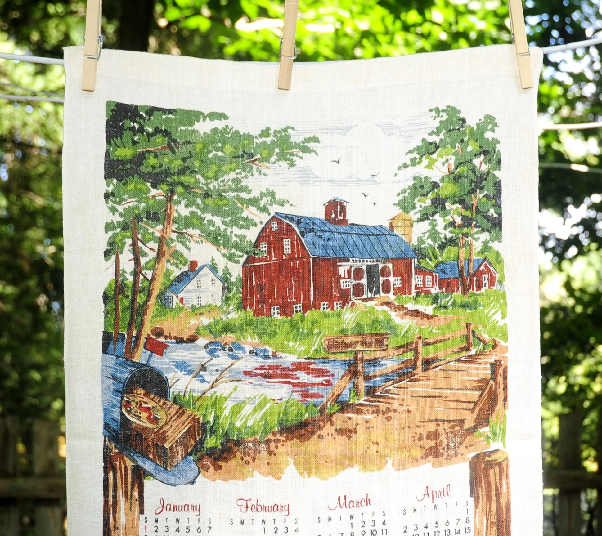 00s Vintage Reproduction 1922 Hickory Farms Calendar - Image 5