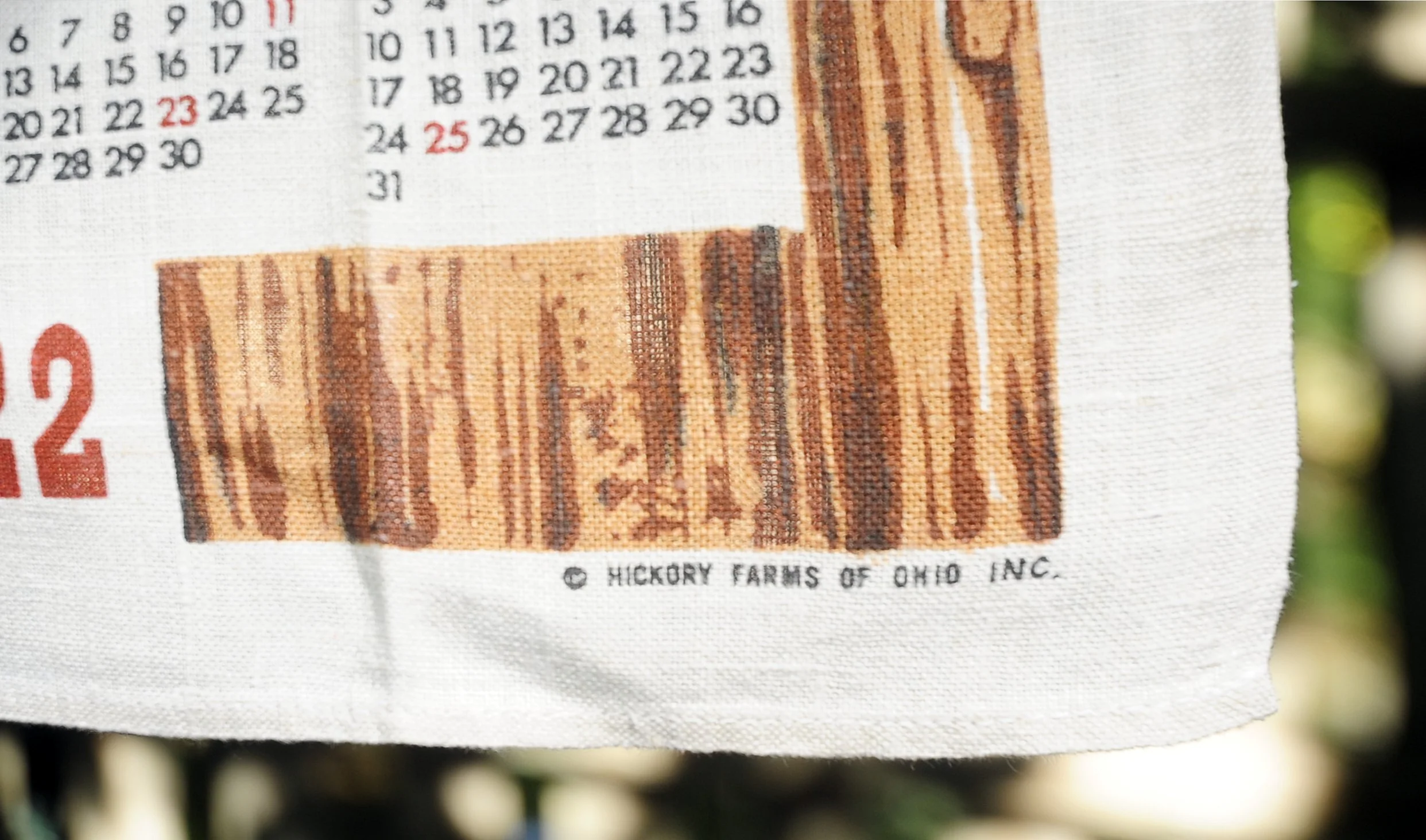 00s Vintage Reproduction 1922 Hickory Farms Calendar - Image 7